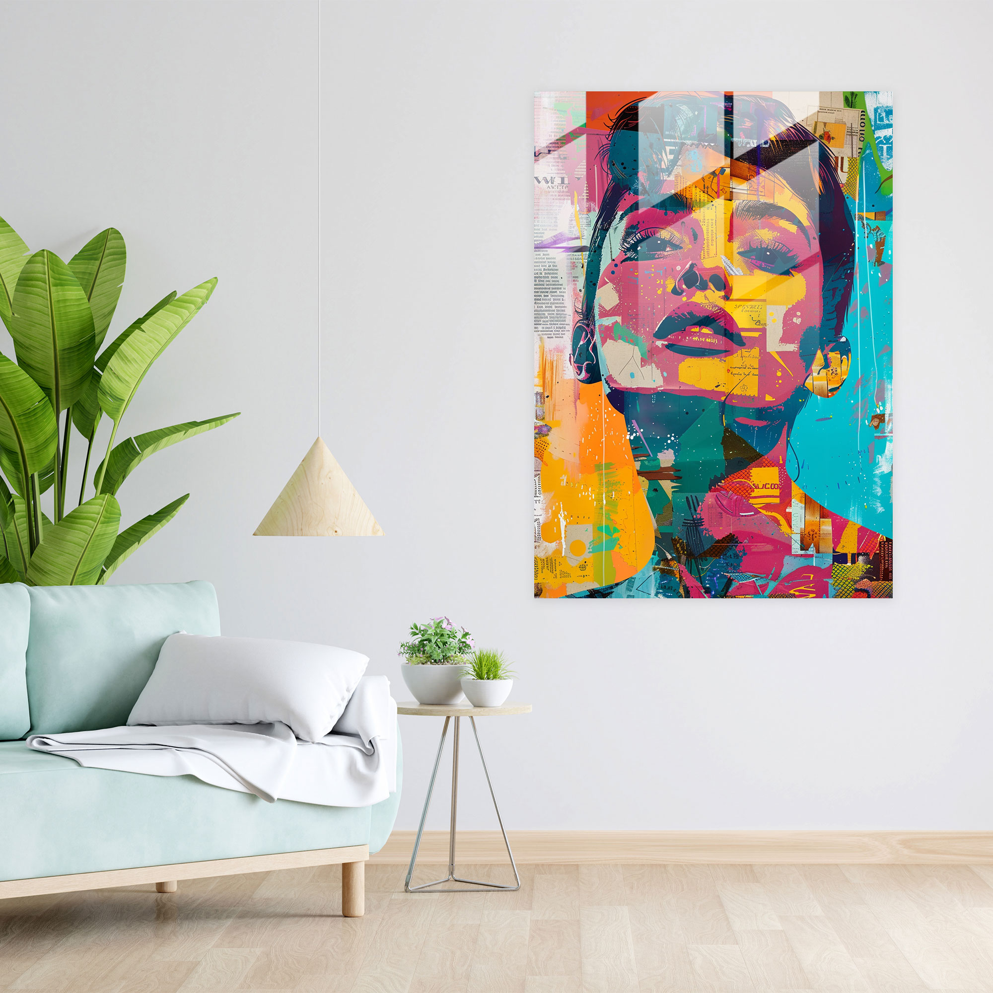 Popart Style Home Decoration - Popart, Glass Art, Modern Art, Wall Decoration