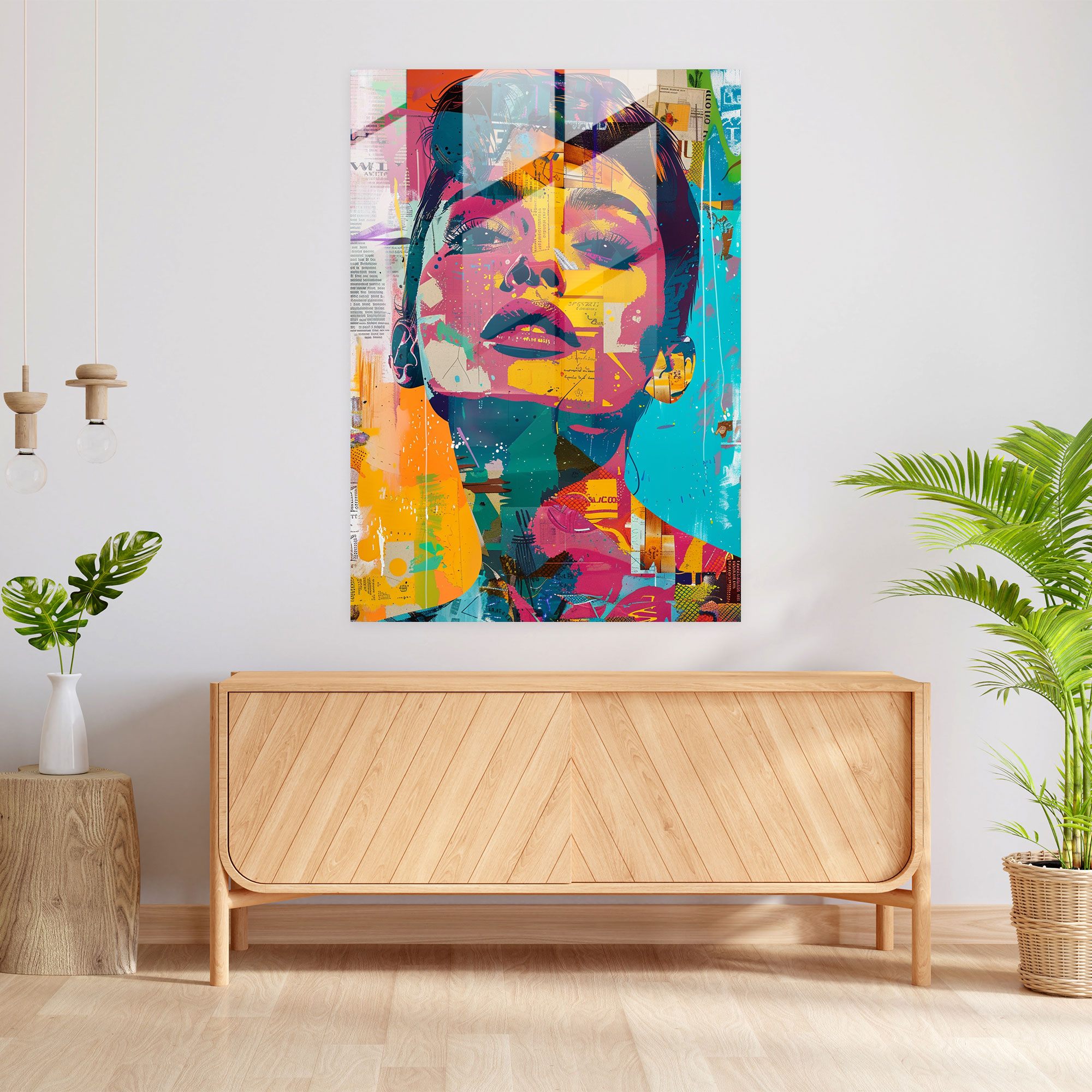 Popart Style Home Decoration - Popart, Glass Art, Modern Art, Wall Decoration