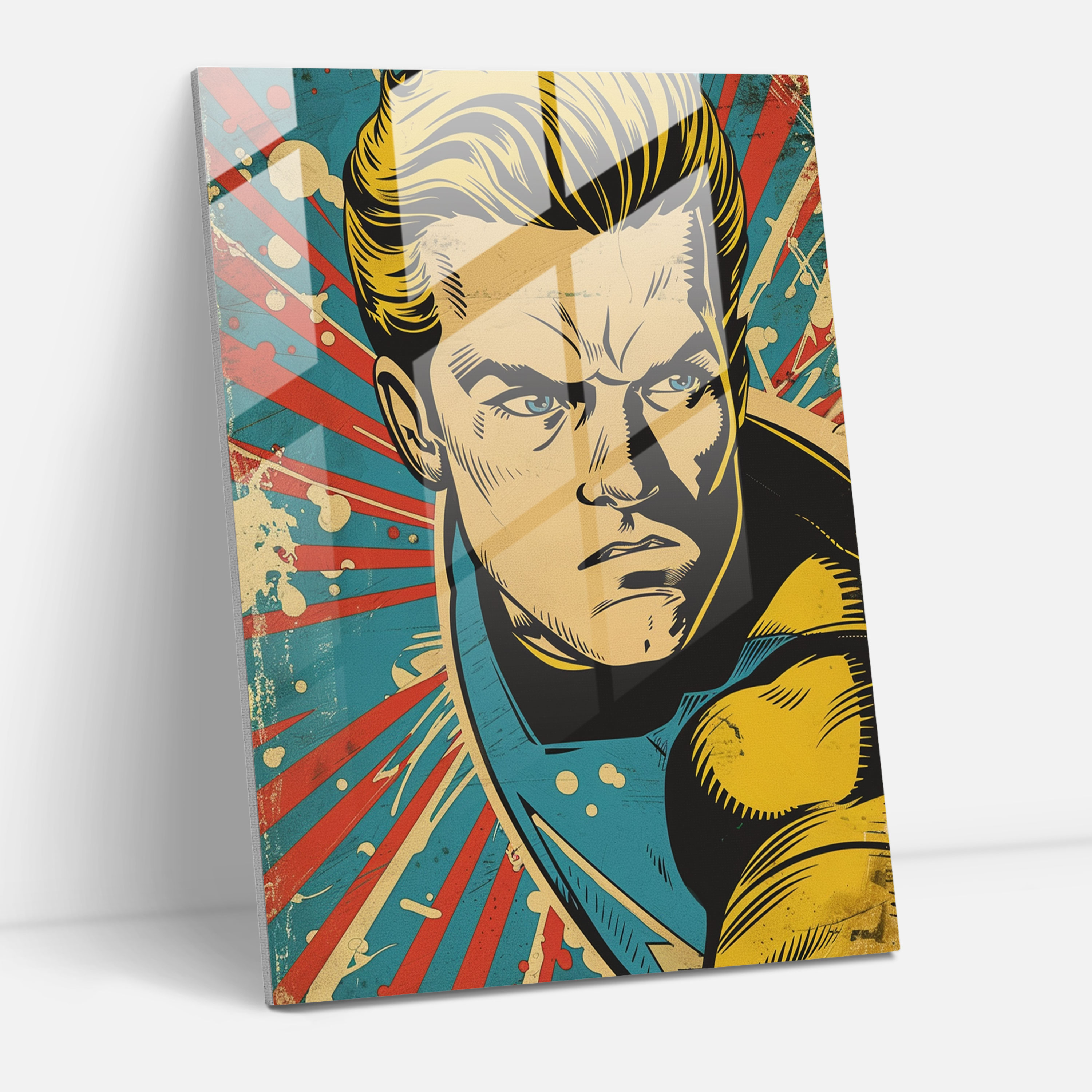 Popart Style Glass Wall Art - Popart, Wall Decoration, Popart Style, Glass Wall Art