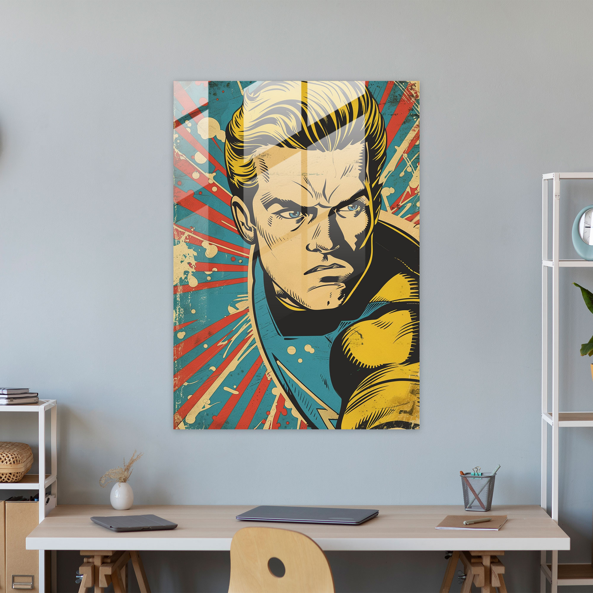 Popart Style Glass Wall Art - Popart, Wall Decoration, Popart Style, Glass Wall Art