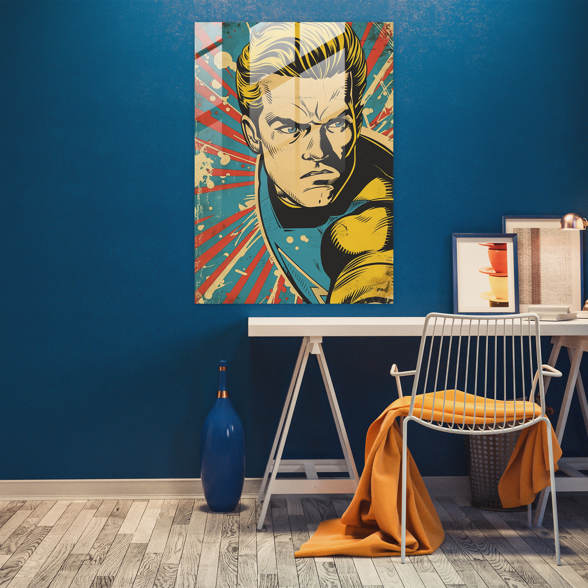 Popart Style Glass Wall Art - Popart, Wall Decoration, Popart Style, Glass Wall Art