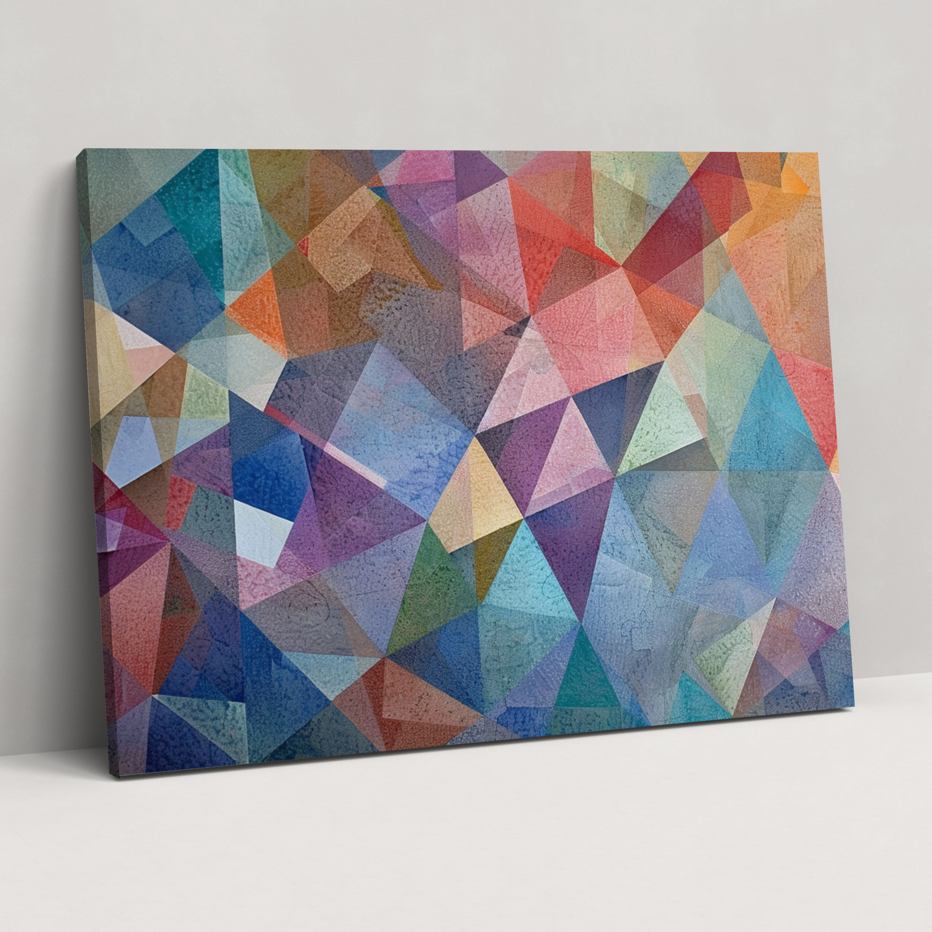 Pointillism Geometric Harmony Wall Decoration - Pointillism, Pointillism, Abstract, Modern