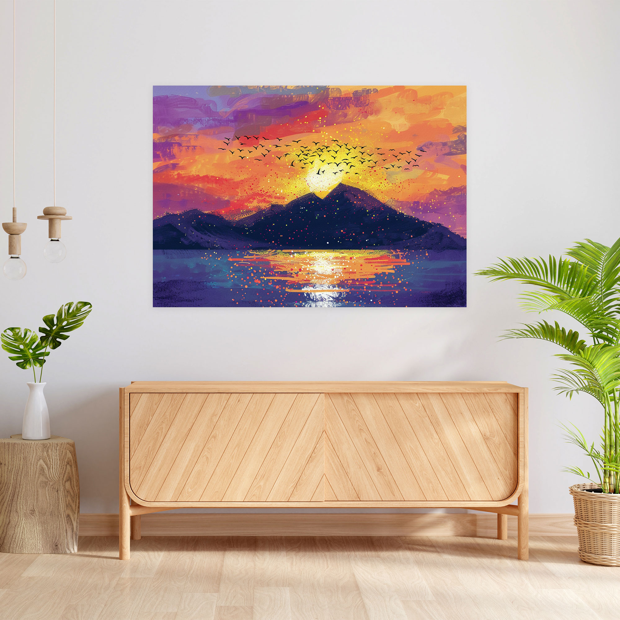 Pointillism Canvas Print - Pointillism, Canvas, Wall Decoration, Canvas Print