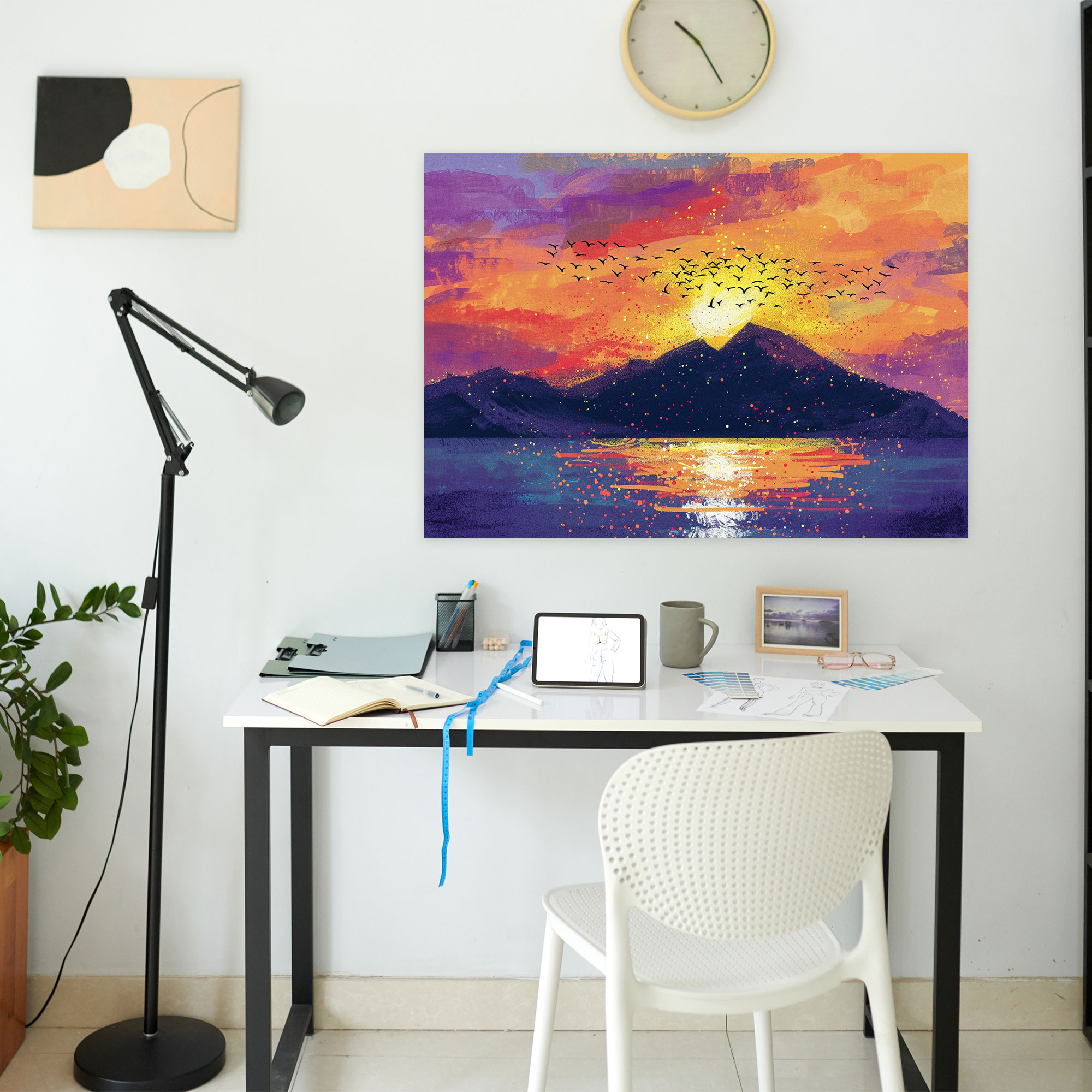 Pointillism Canvas Print - Pointillism, Canvas, Wall Decoration, Canvas Print