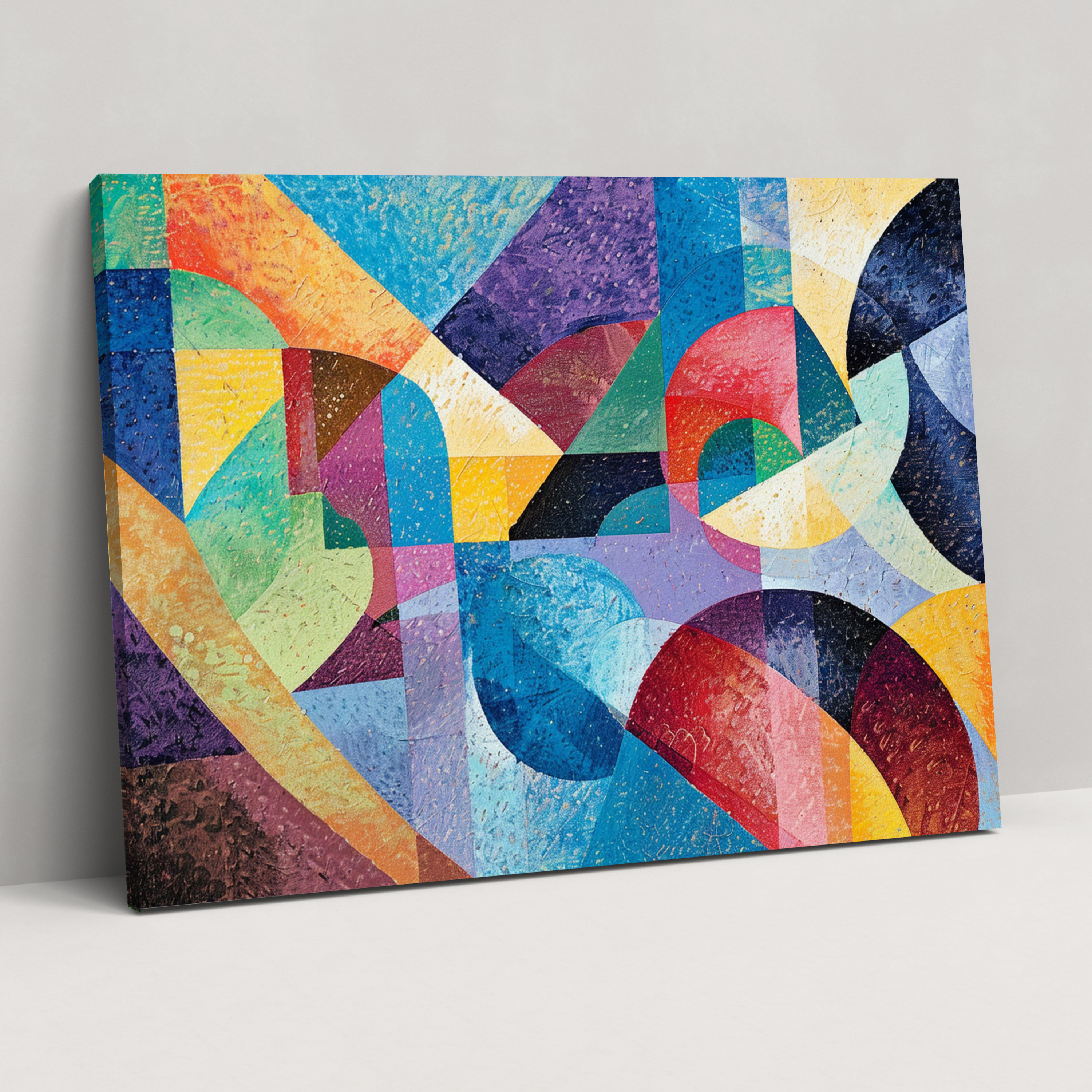 Pointillism Abstract Canvas Print - Pointillism, Canvas, Wall Decoration, Pointillism