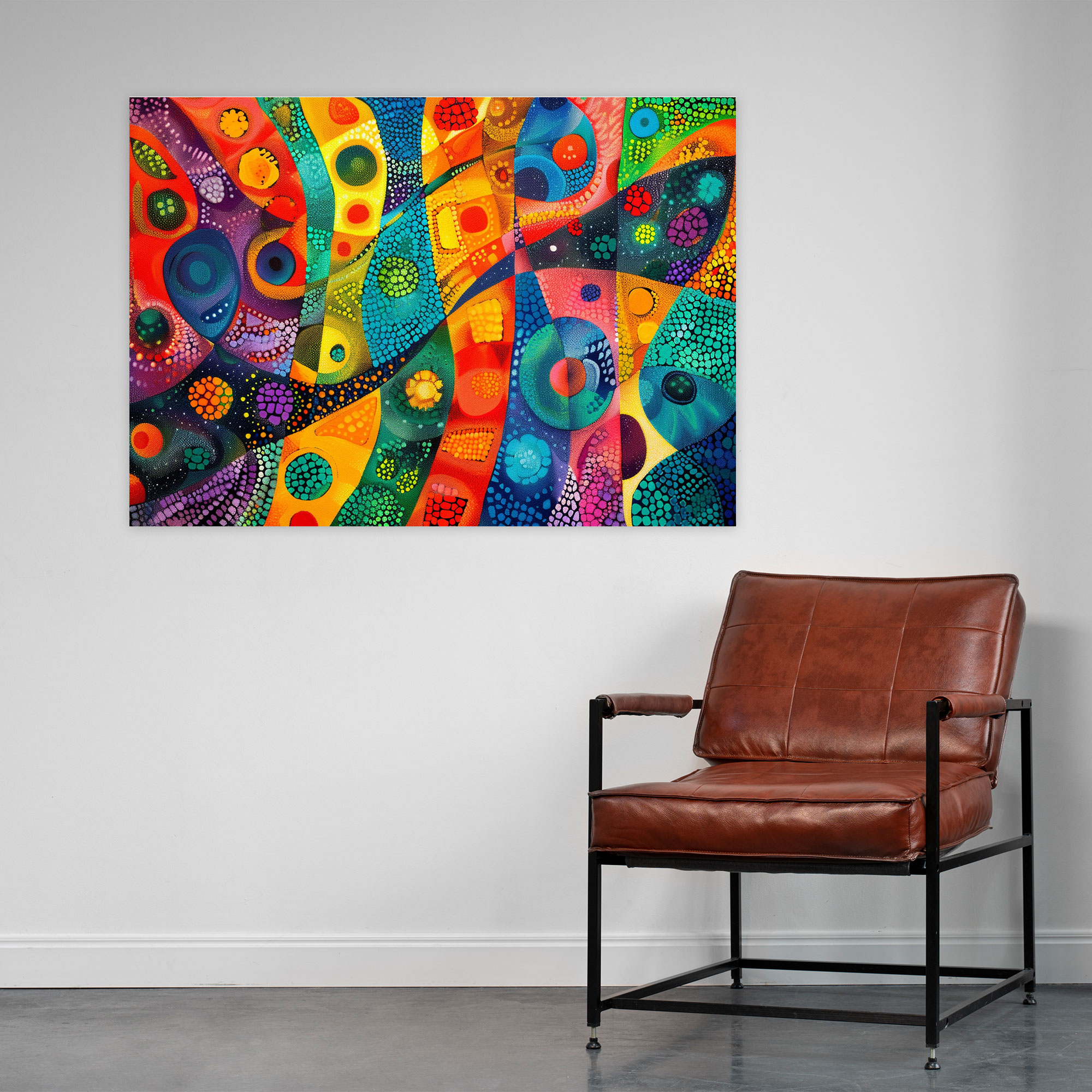 Pointillism Abstract Patterns Wall Art - Pointillism, Wall Art, Abstract Patterns, Pointillism