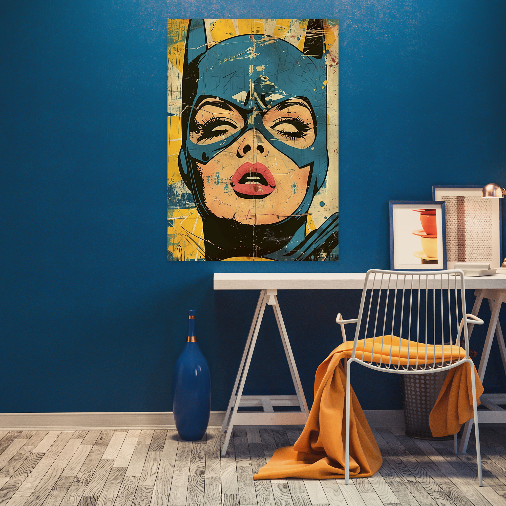 Popart Style Comic Book Covers Canvas Print - Popart, Canvas Wall Art, Home Decoration, Canvas