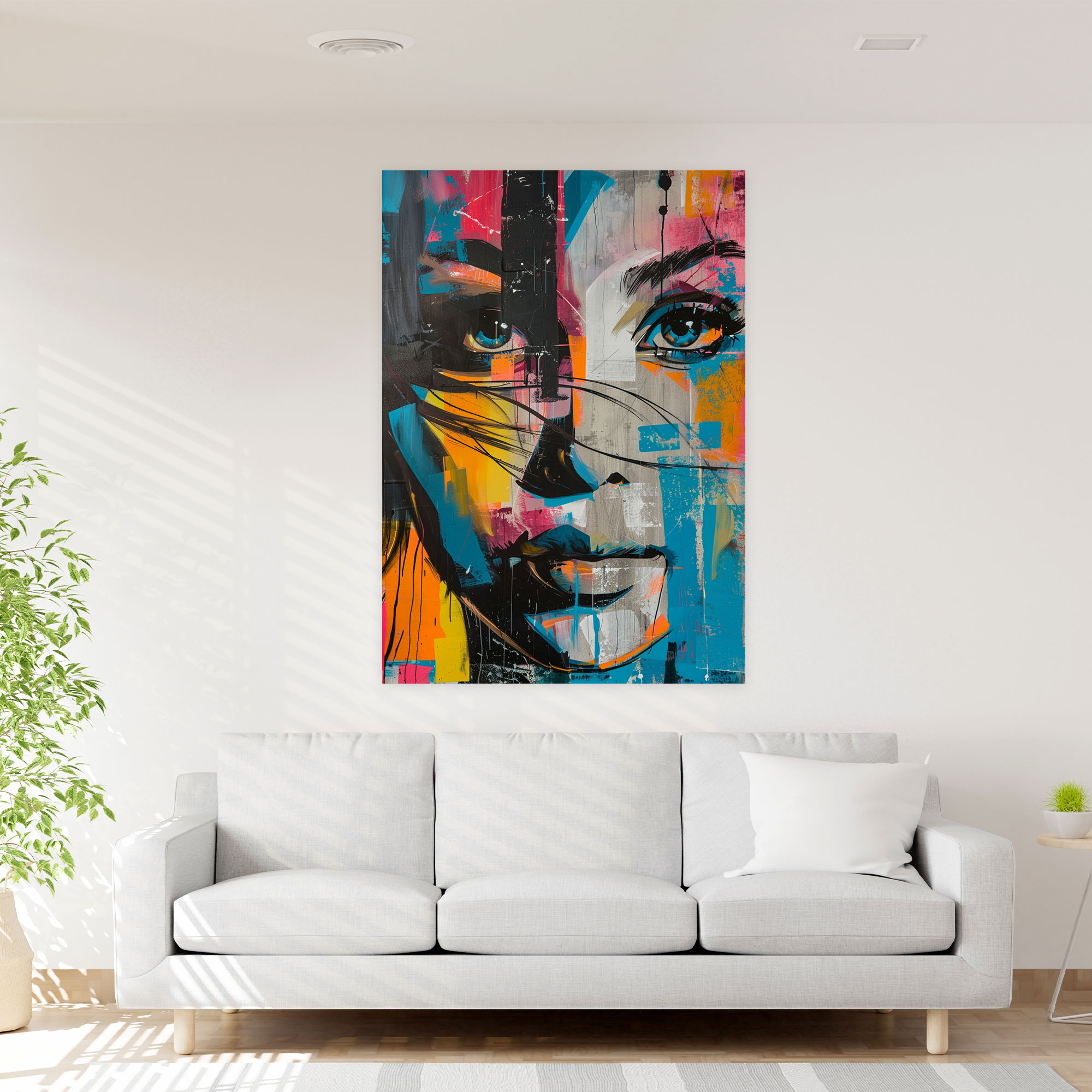 Popart Style Street Art Graffiti Wall Decoration - Popart, Home Decoration, Canvas, Wall Art