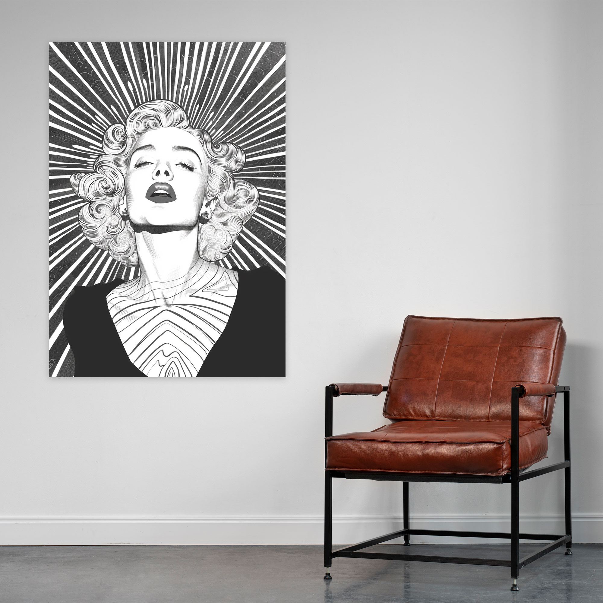 Popart Style Marilyn Monroe Canvas Print - Popart, Wall Art, Canvas, Canvas Wall Art