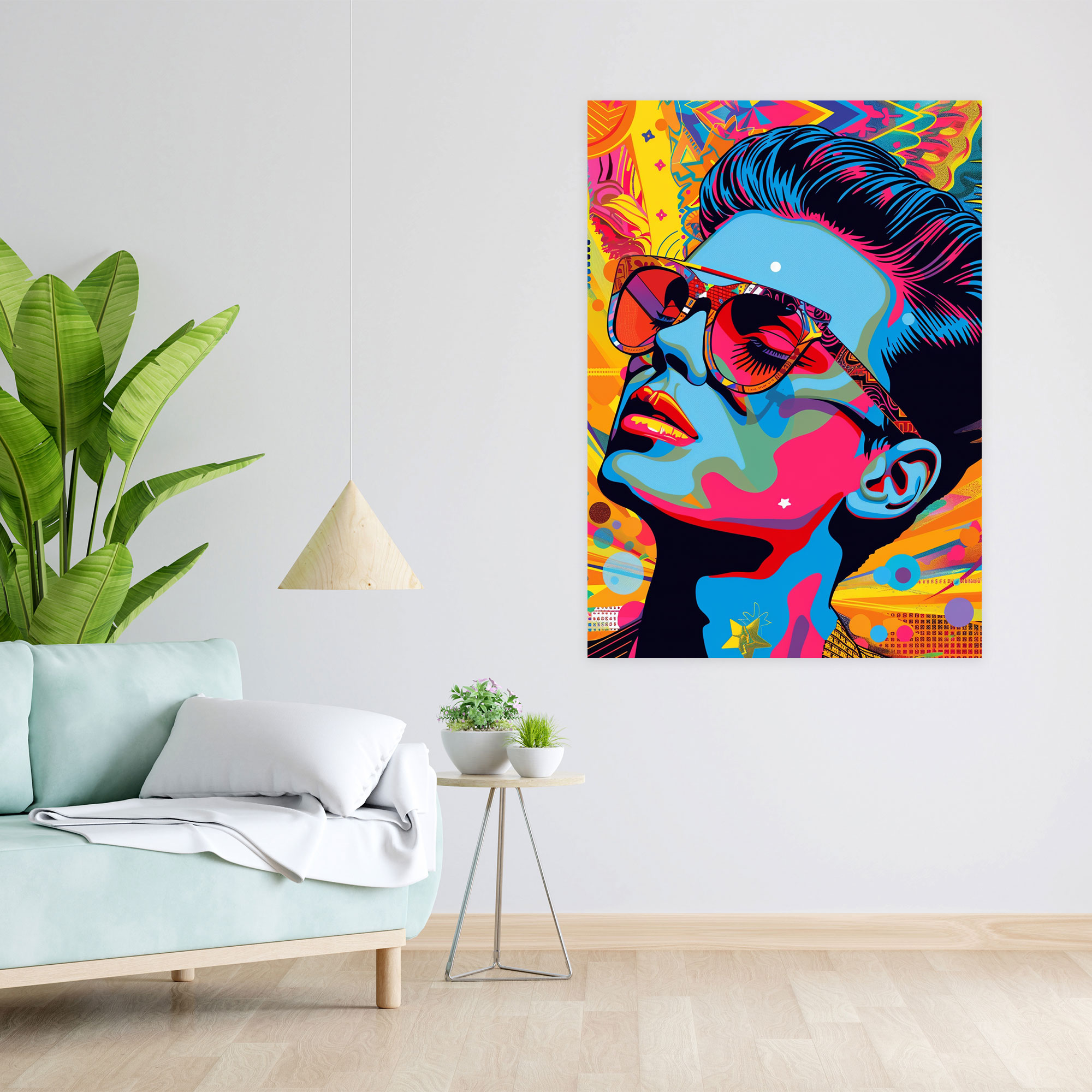 Popart Style Pop Culture Icons Canvas Print - Popart, Popart Style, Home Decoration, Canvas Wall Art