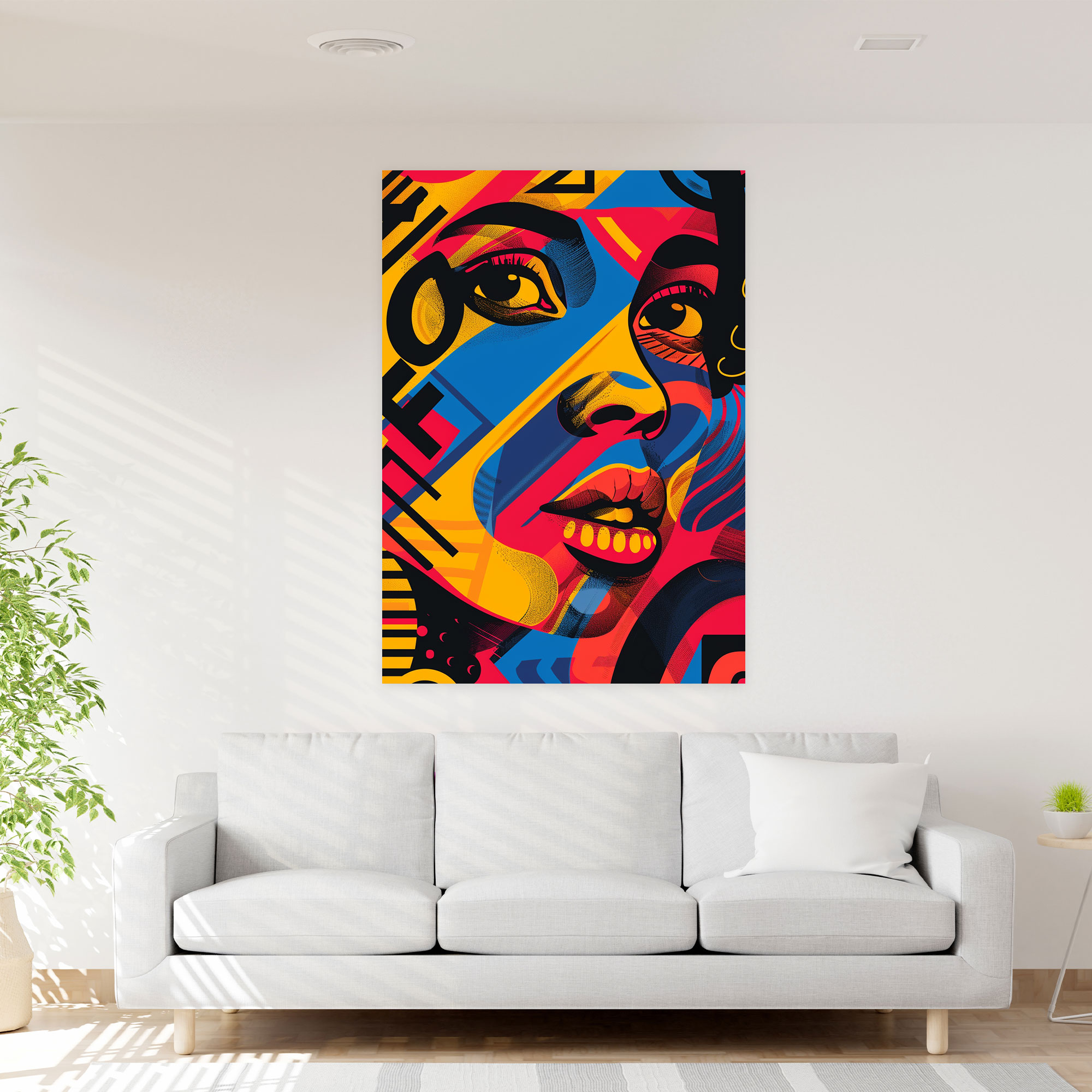 Popart Style Bold Typography Wall Decoration - Popart, Popart Style, Wall Decoration, Canvas