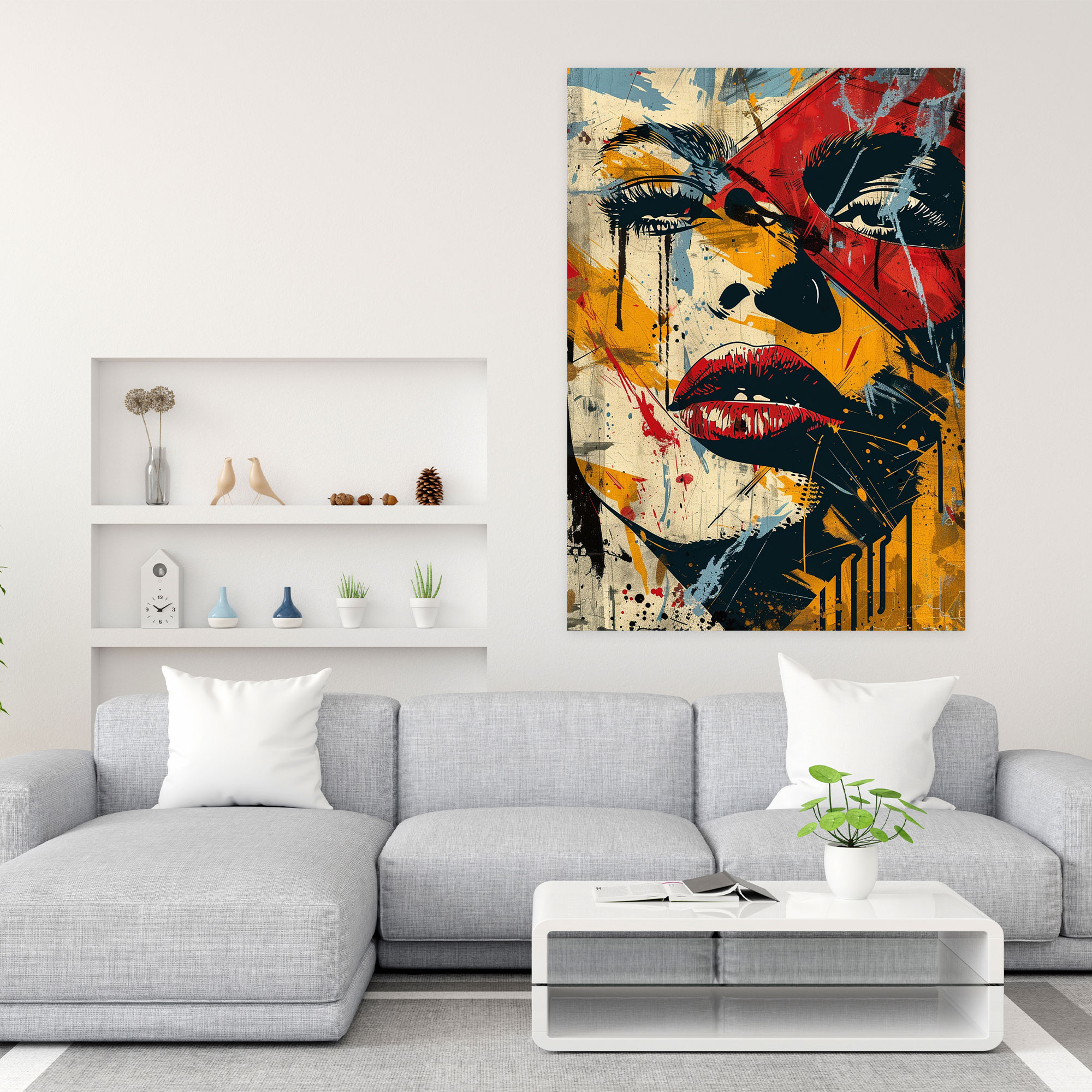 Superhero Popart Style Wall Art - Popart, Home Decoration, Wall Decoration, Popart Style