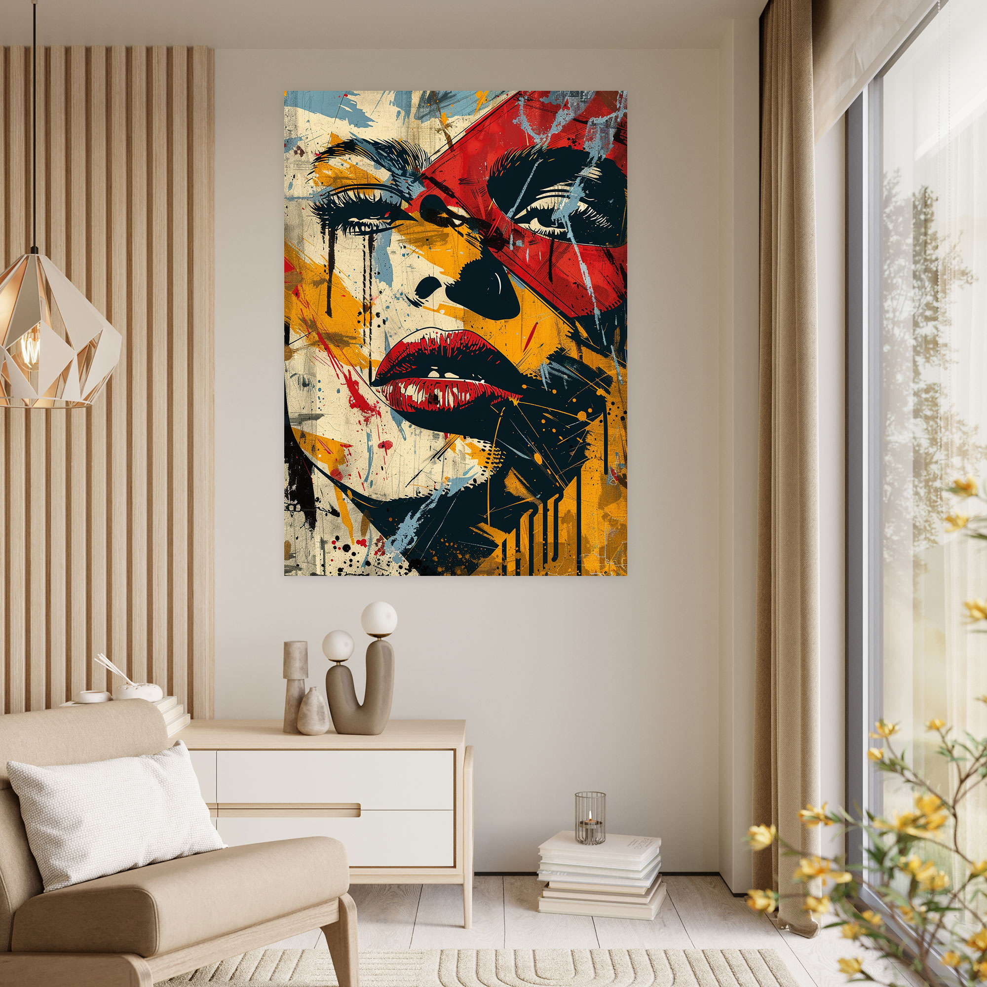 Superhero Popart Style Wall Art - Popart, Home Decoration, Wall Decoration, Popart Style