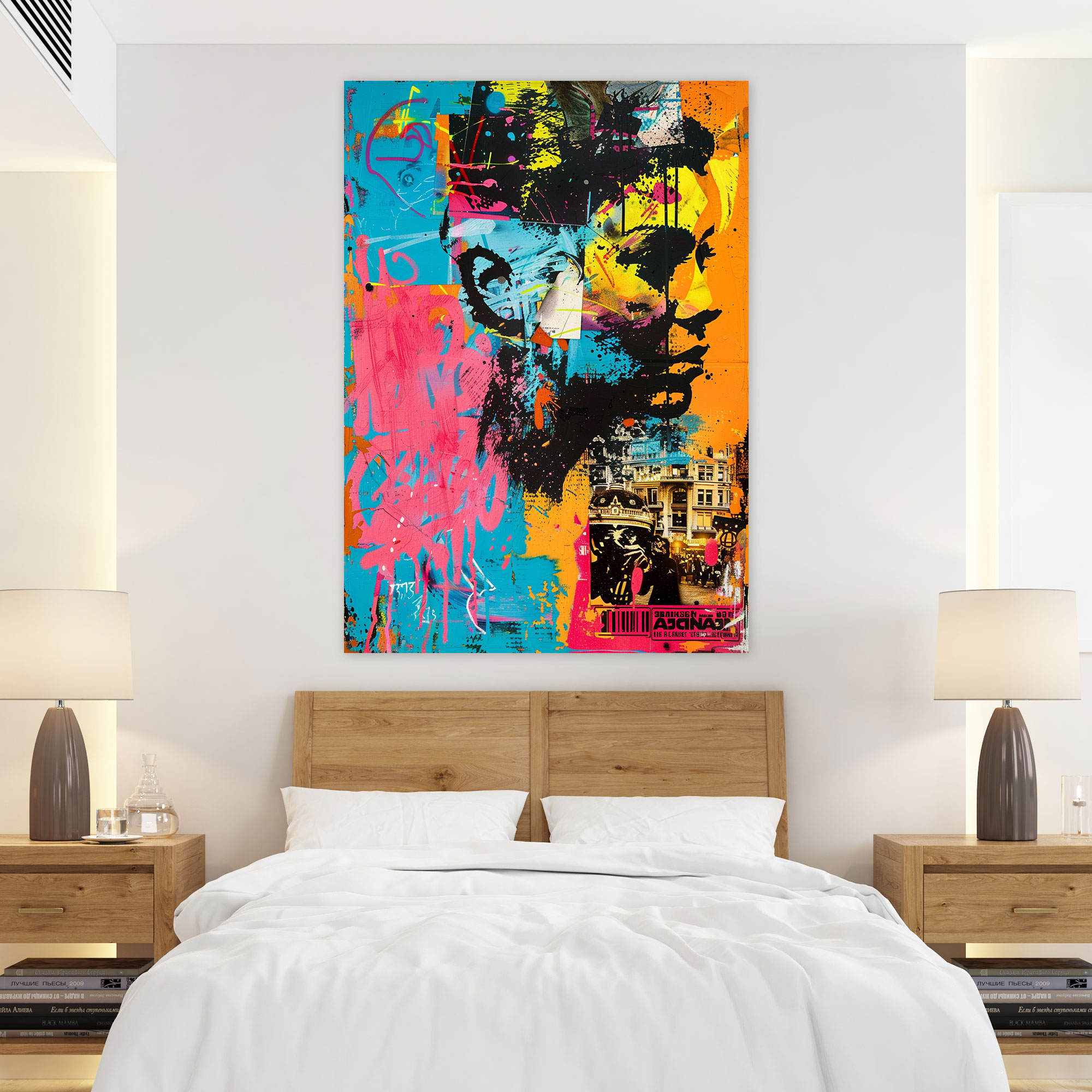 Urban Popart Style Wall Decoration - Popart, Canvas Wall Art, Wall Decoration, Home Decoration