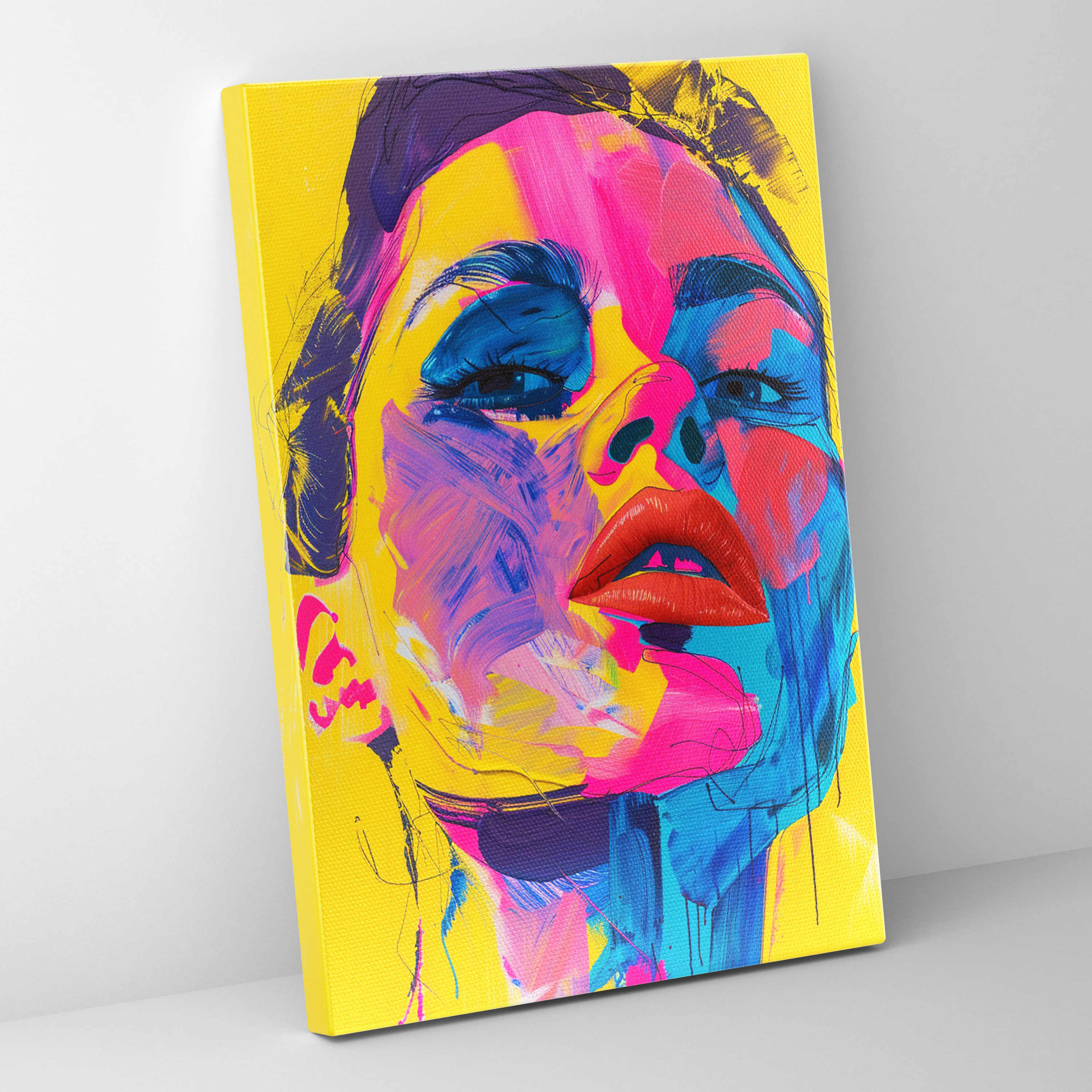 Warhol Popart Style Canvas Print - Popart, Canvas, Canvas Print, Popart Style