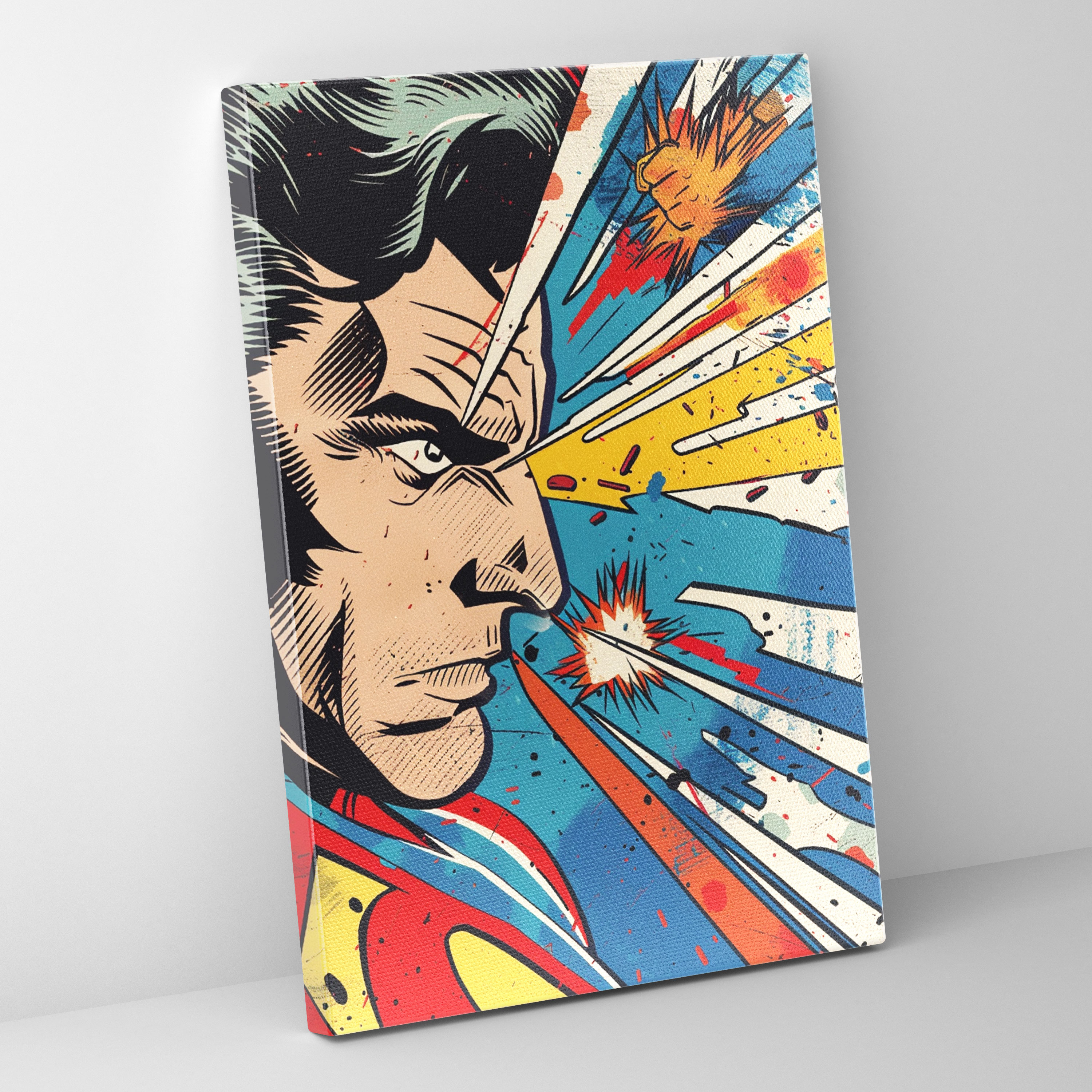 Dynamic Popart Style Canvas Print - Popart, Canvas Wall Art, Canvas Print, Wall Art