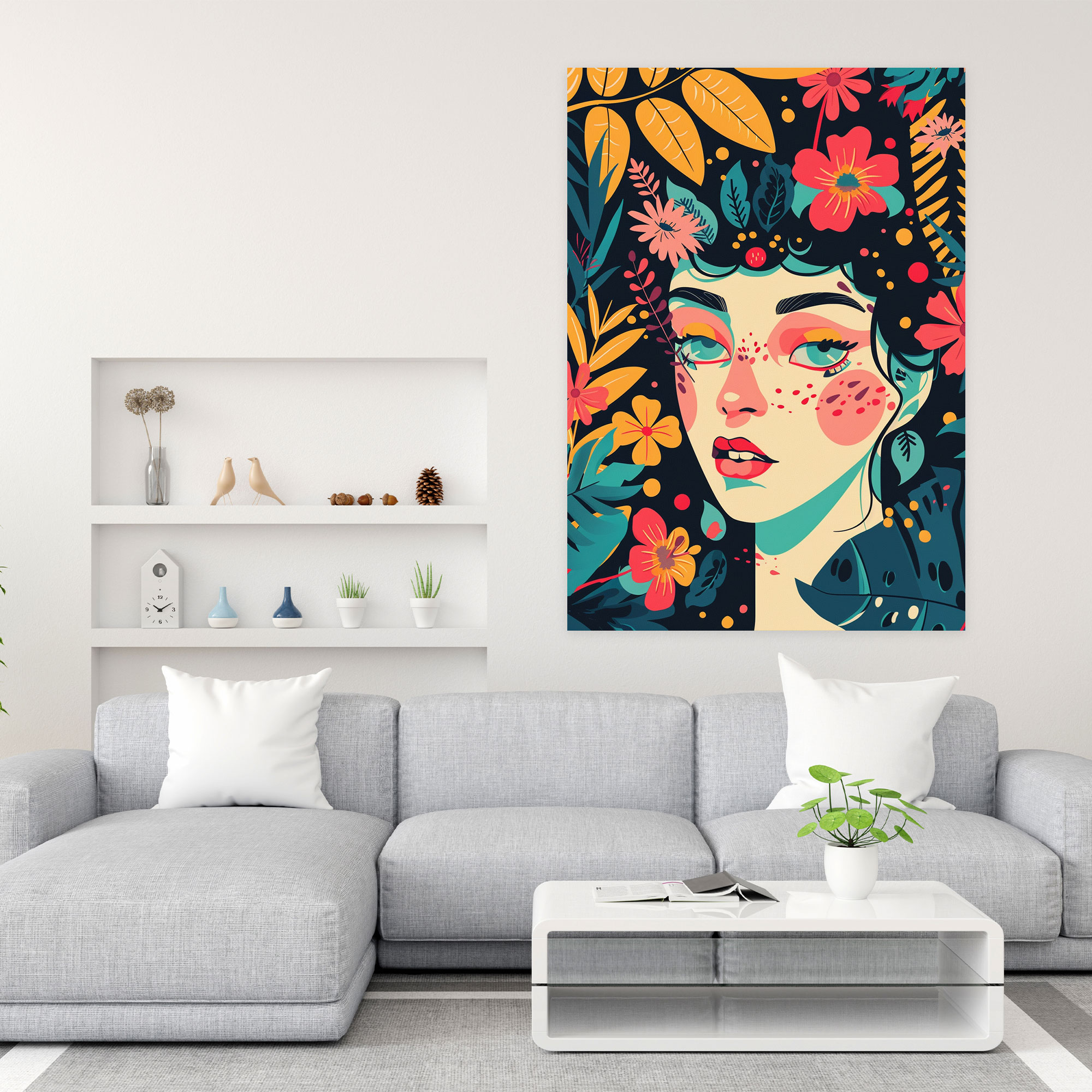 Whimsical Popart Style Wall Art - Popart, Popart Style, Canvas, Canvas Wall Art