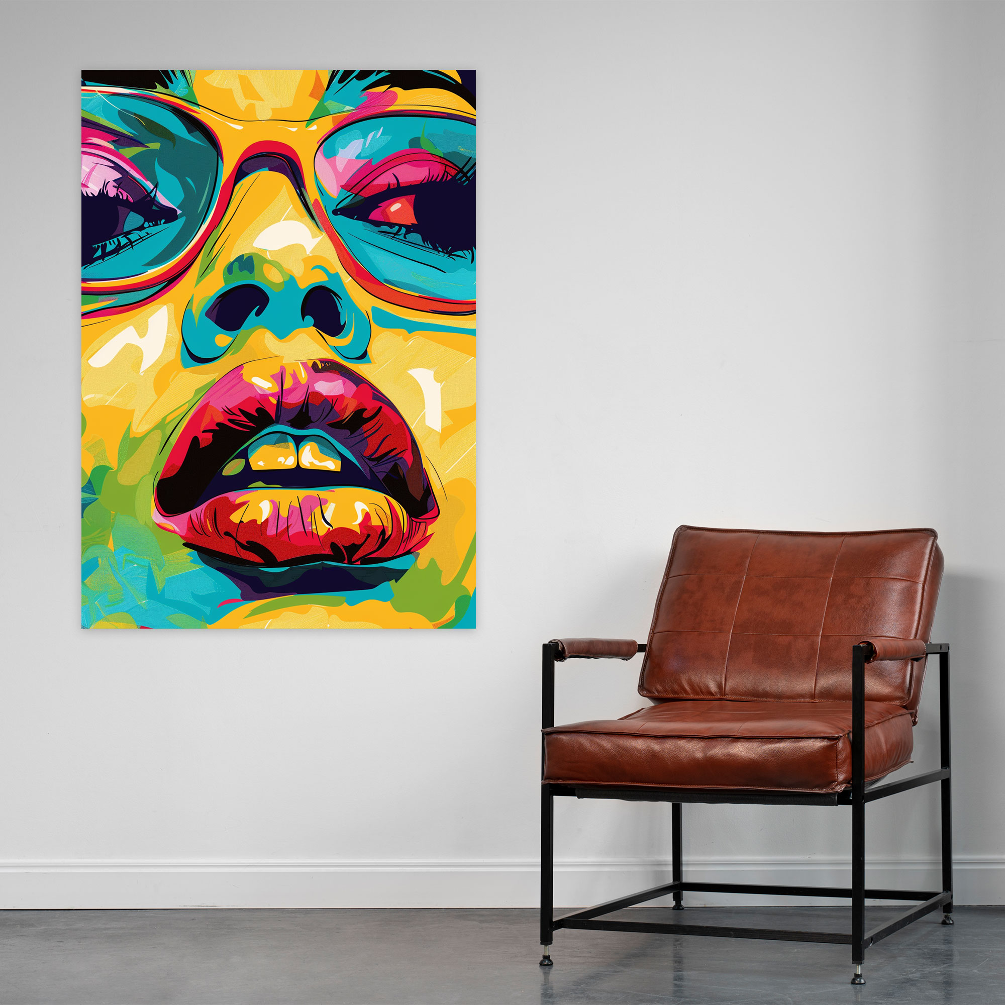 Popart Style Canvas Print - Popart, Canvas Wall Art, Wall Art, Home Decoration