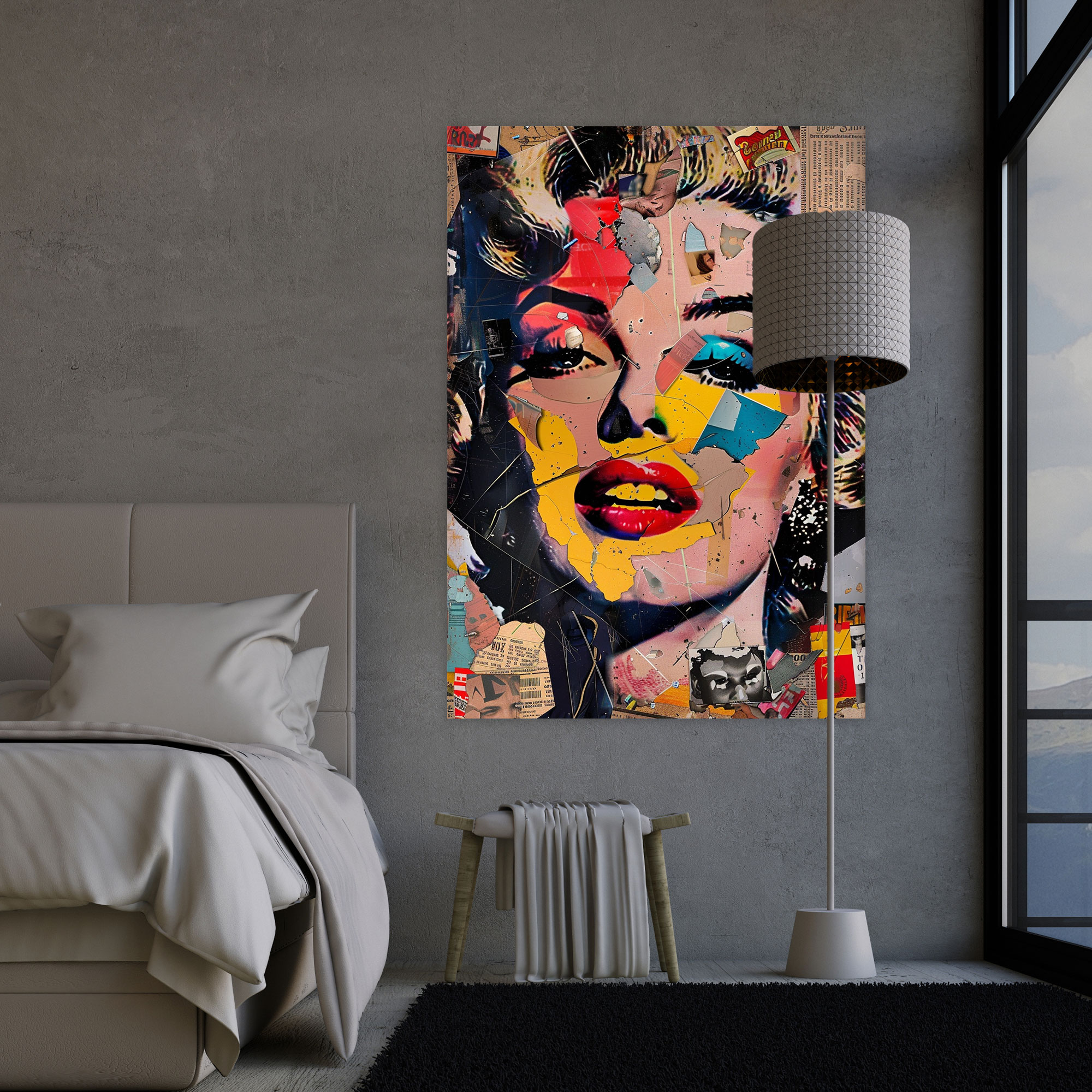Popart Style Wall Decoration - Popart, Canvas Print, Canvas, Wall Decoration