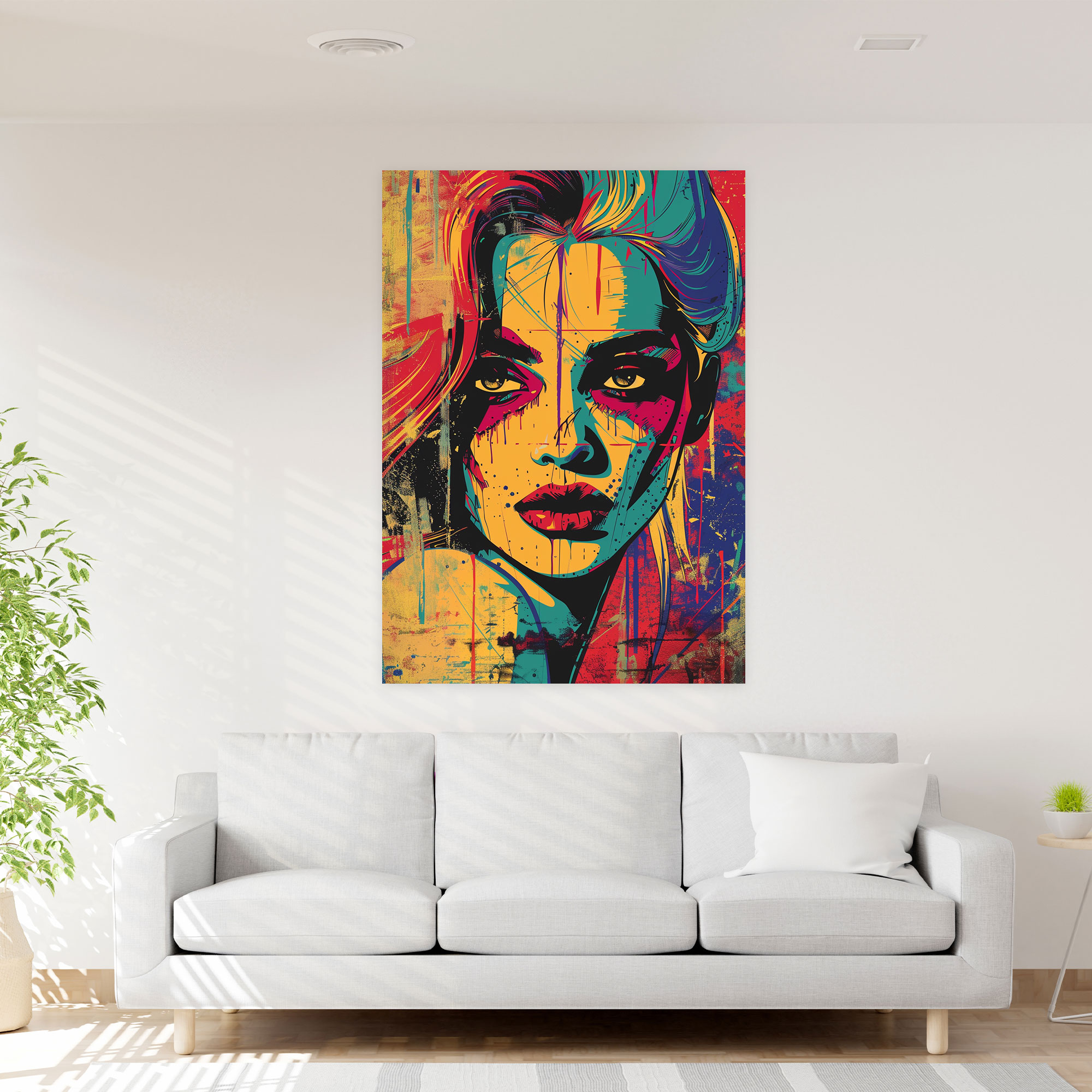 Popart Style Canvas Print - Popart, Canvas, Home Decoration, Canvas Print