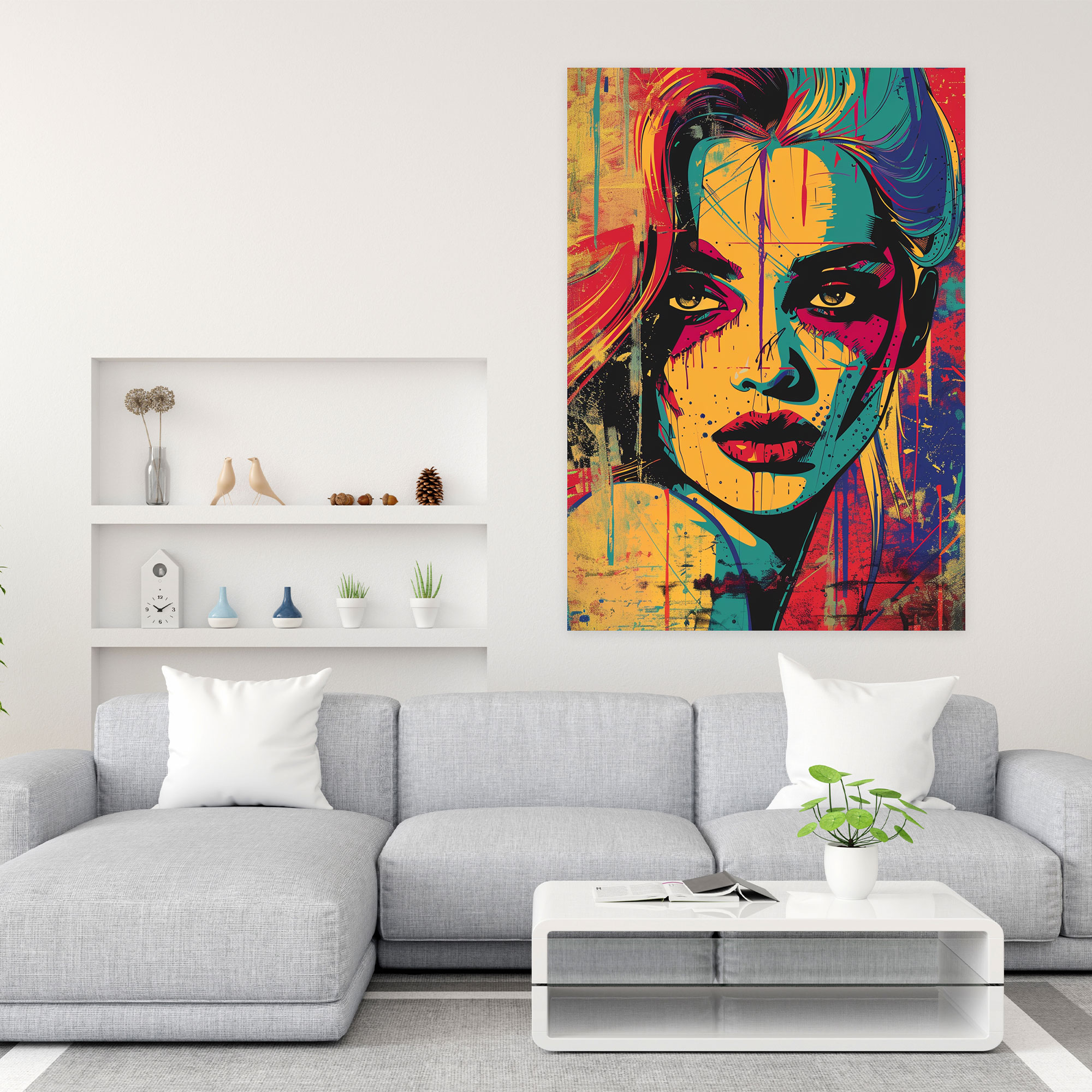 Popart Style Canvas Print - Popart, Canvas, Home Decoration, Canvas Print