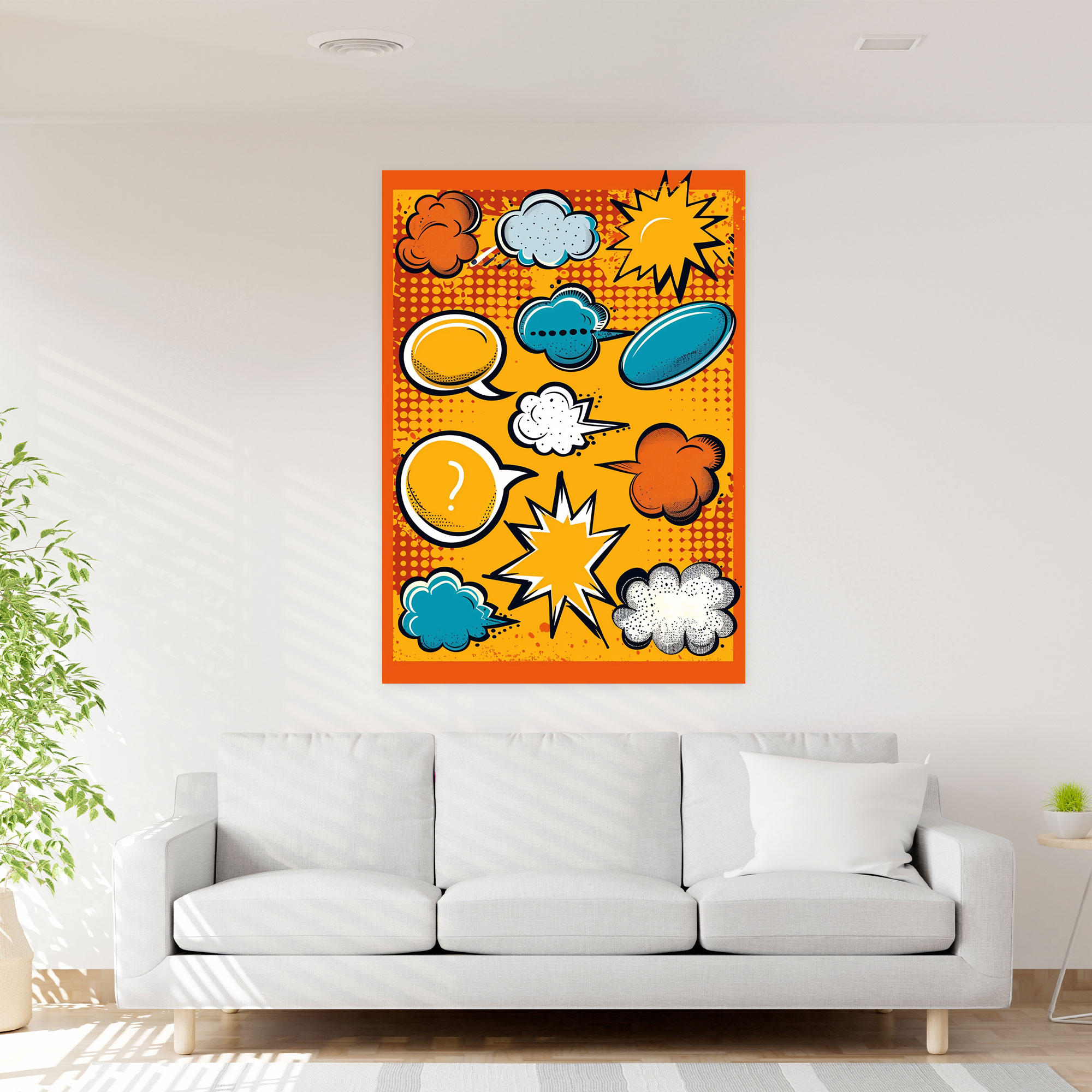 Popart Style Canvas Print - Popart, Canvas Wall Art, Popart Style, Canvas