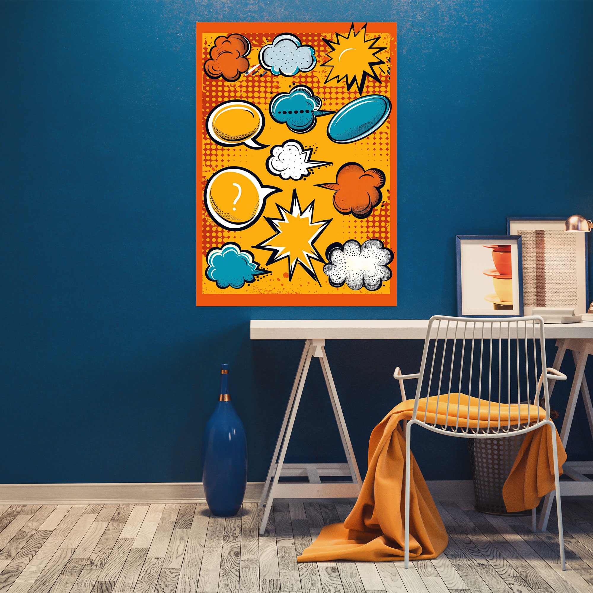 Popart Style Canvas Print - Popart, Canvas Wall Art, Popart Style, Canvas