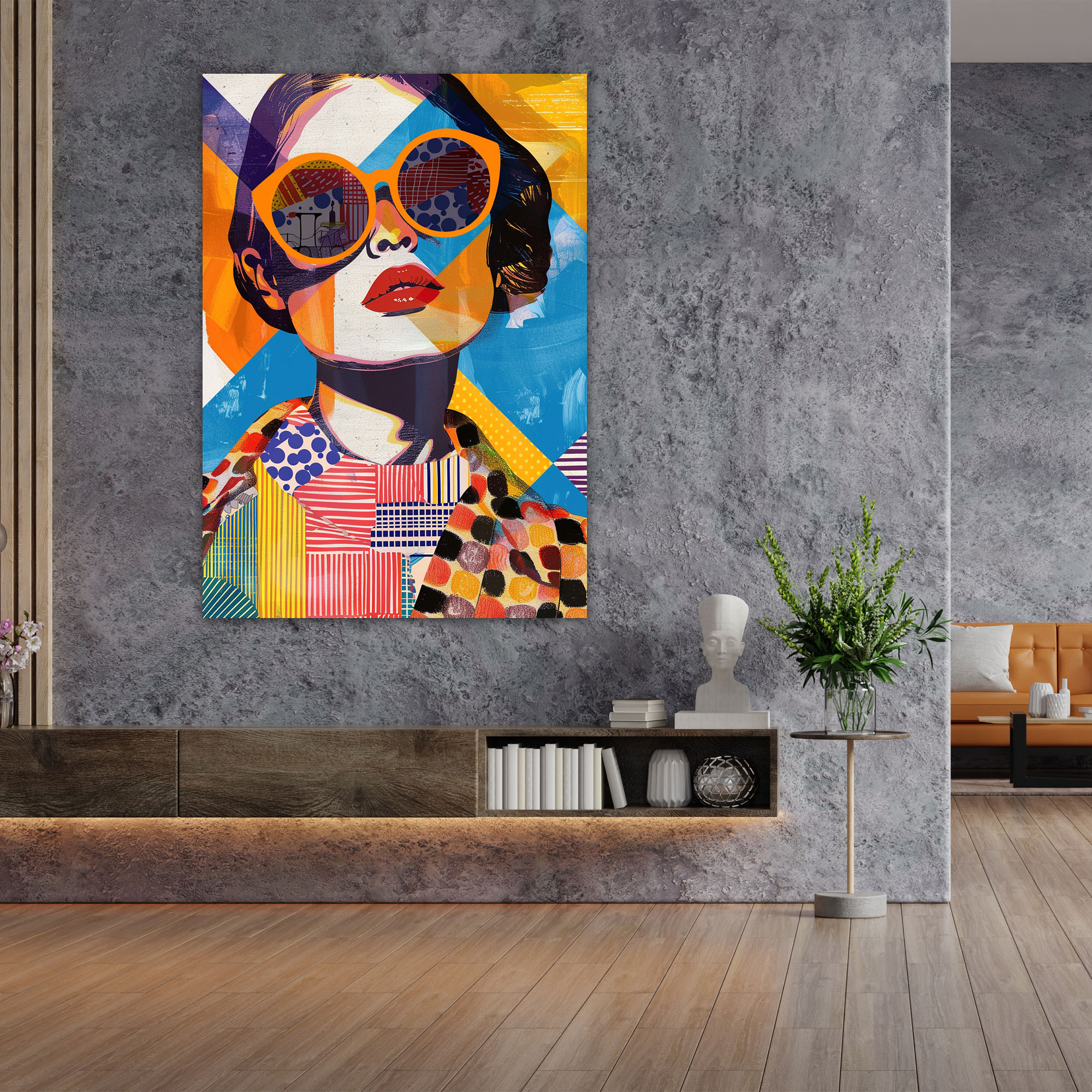 Popart Style Wall Decoration - Popart, Canvas Wall Art, Popart Style, Home Decoration