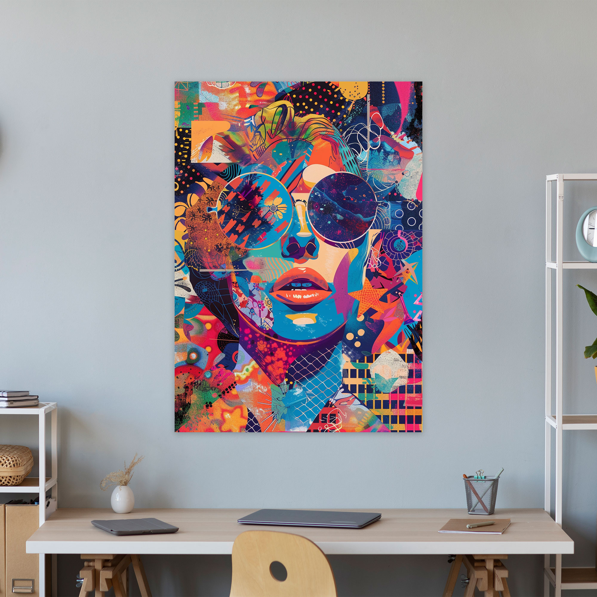 Psychedelic Popart Style Canvas Print - Popart, Canvas, Home Decoration, Canvas Print