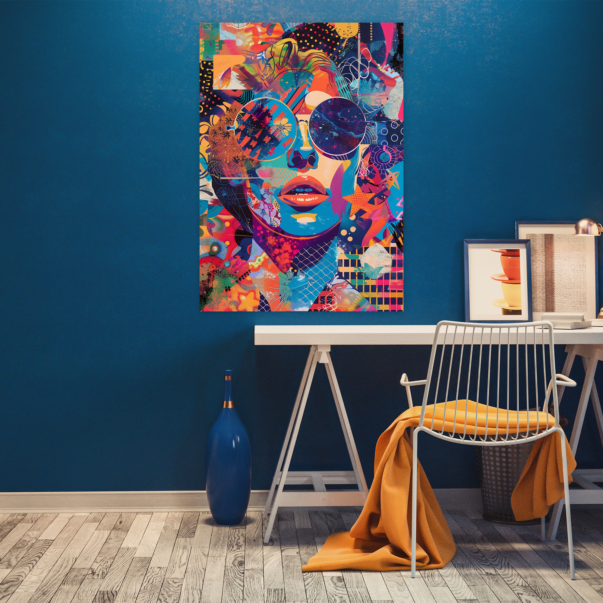 Psychedelic Popart Style Canvas Print - Popart, Canvas, Home Decoration, Canvas Print