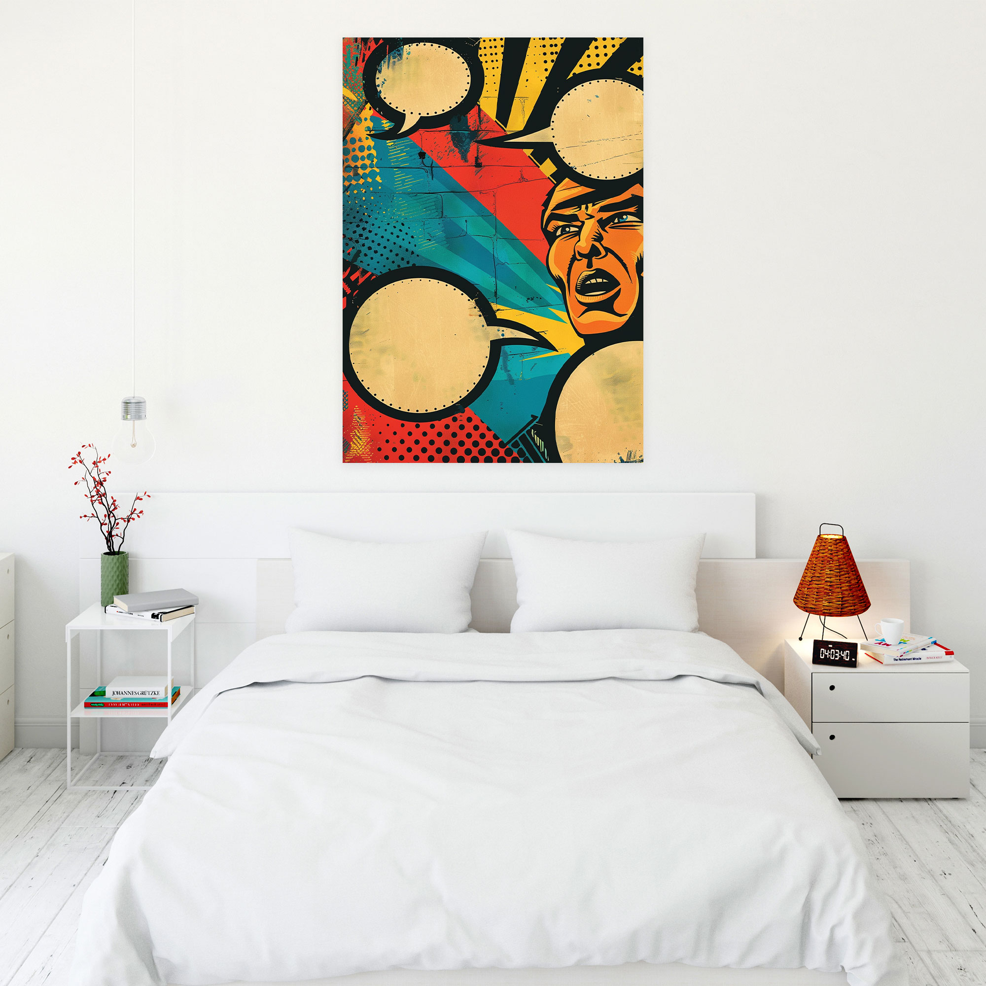 Retro Popart Style Wall Decoration - Popart, Popart Style, Wall Decoration, Canvas Wall Art