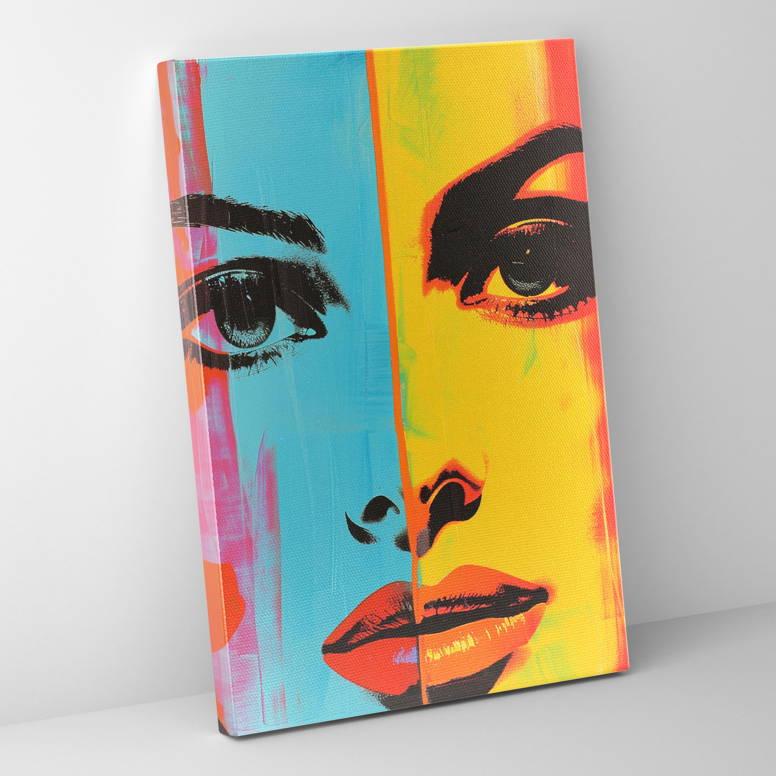 Modern Popart Style Canvas Print - Popart, Canvas, Popart Style, Wall Art