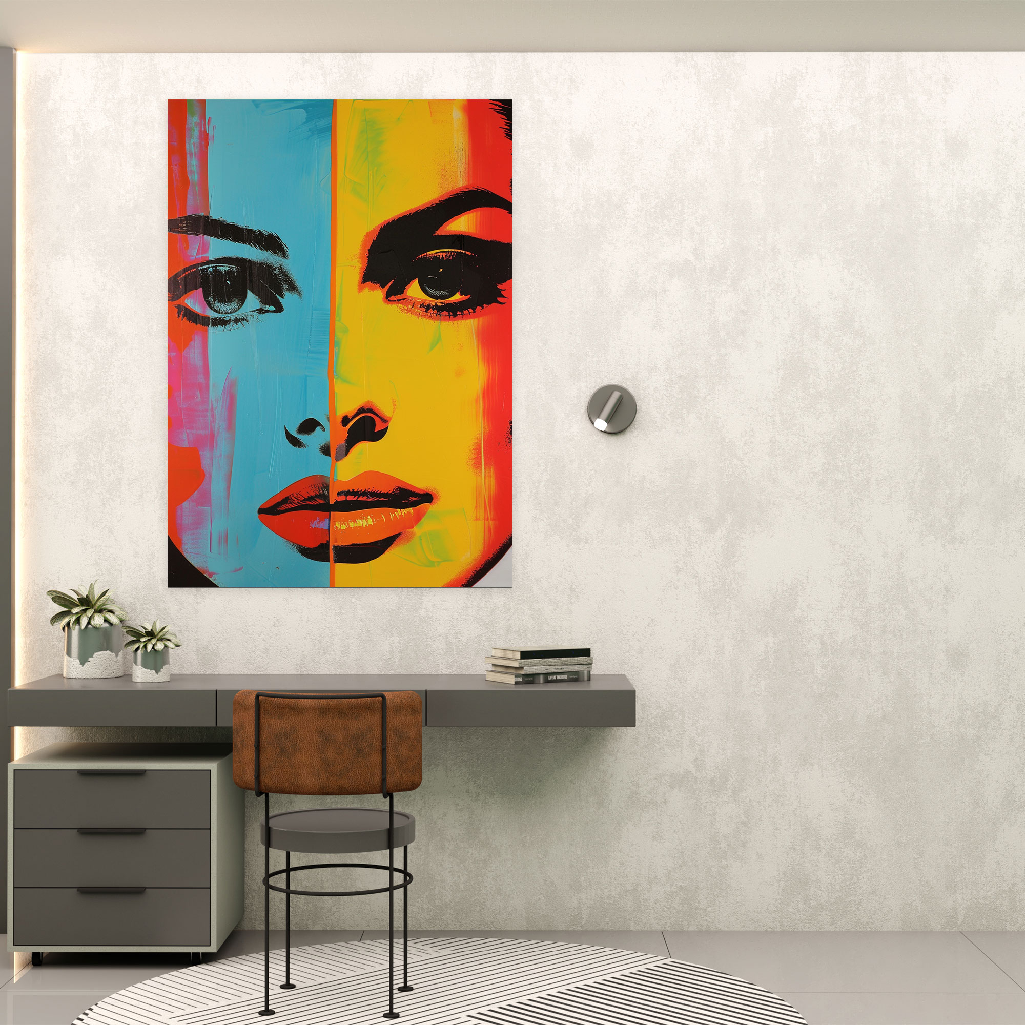 Modern Popart Style Canvas Print - Popart, Canvas, Popart Style, Wall Art