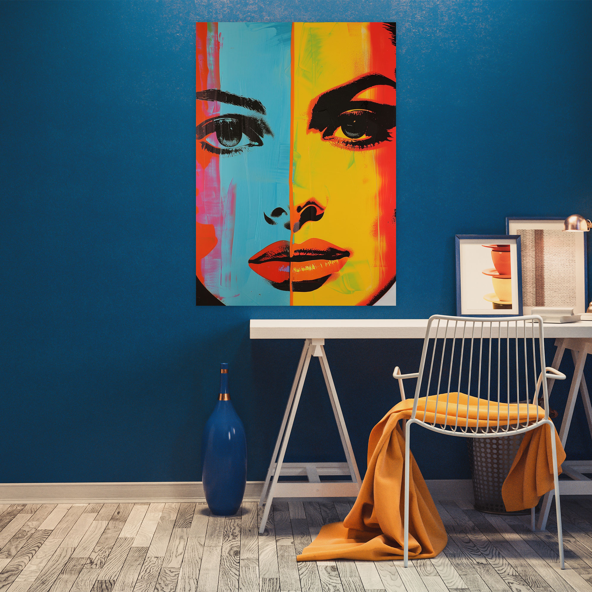 Modern Popart Style Canvas Print - Popart, Canvas, Popart Style, Wall Art