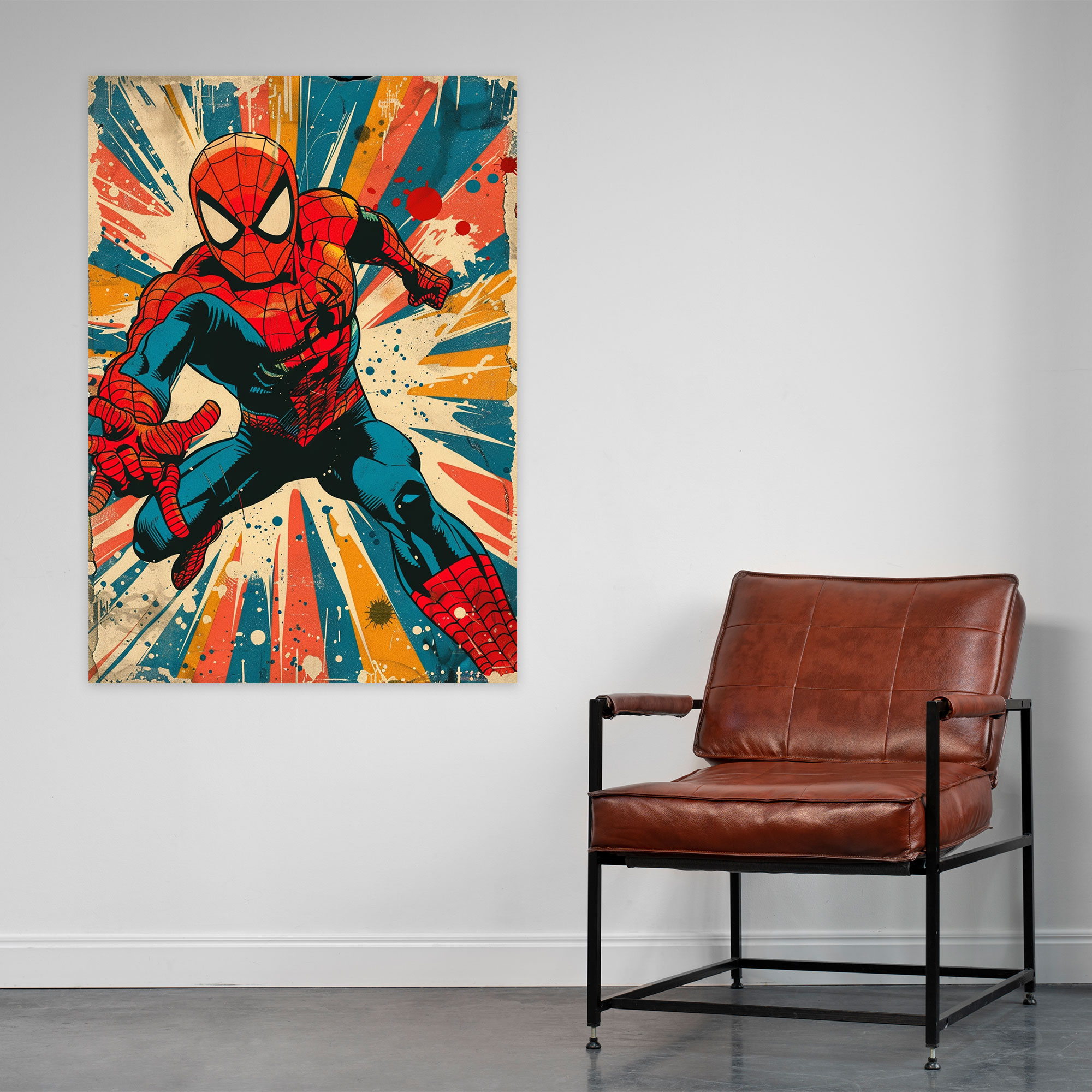 Retro Comic Book Design Popart Style Wall Decoration - Popart, Popart Style, Comic Book Design, Canvas