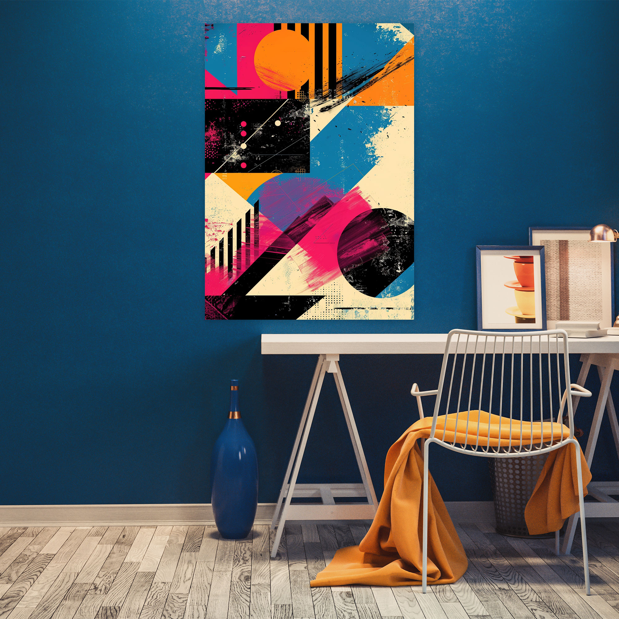 Popart Style Canvas Print - Popart, Canvas, Geometric Shapes, Canvas Print
