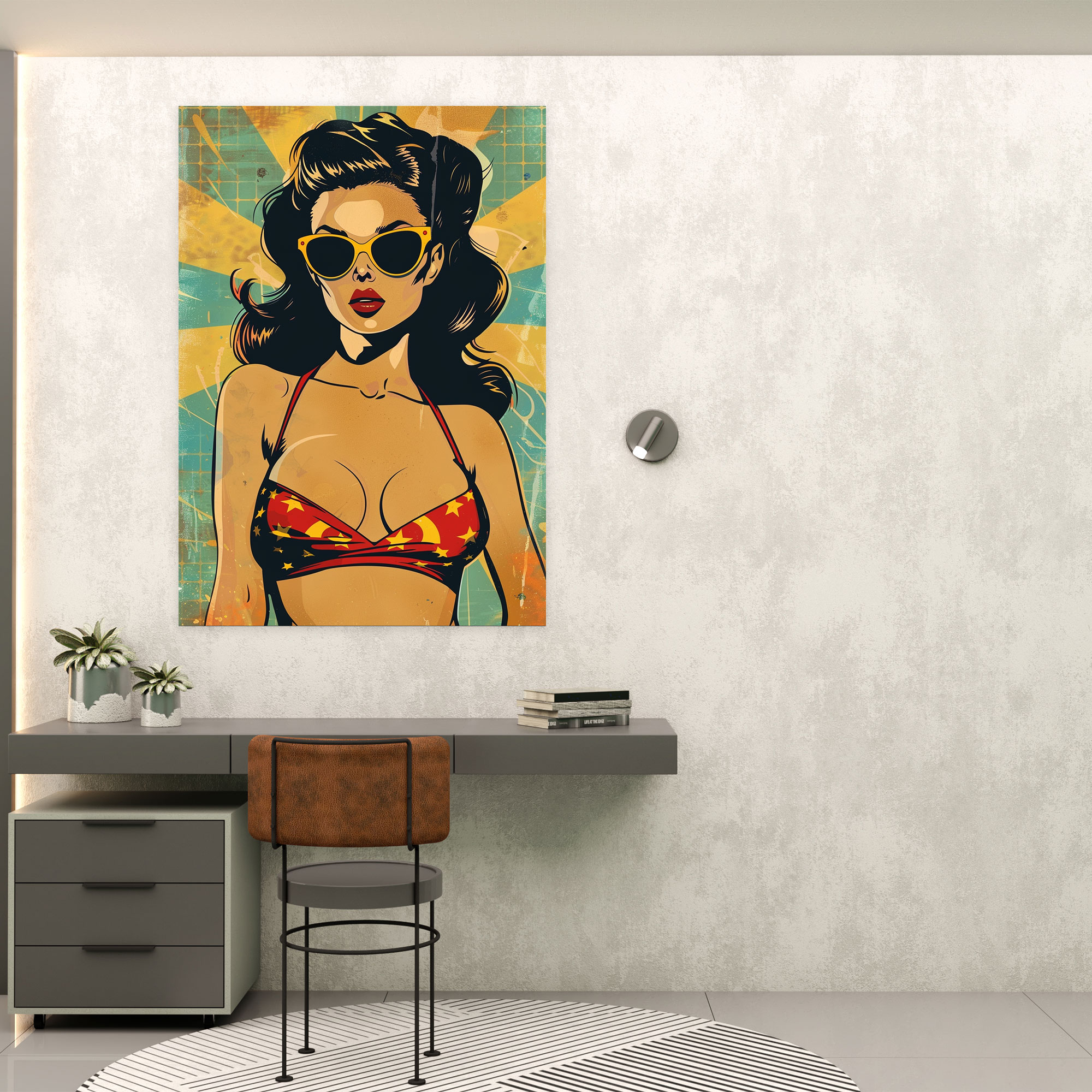 Comic Popart Style Wall Art - Popart, Popart Style, Home Decoration, Wall Decoration