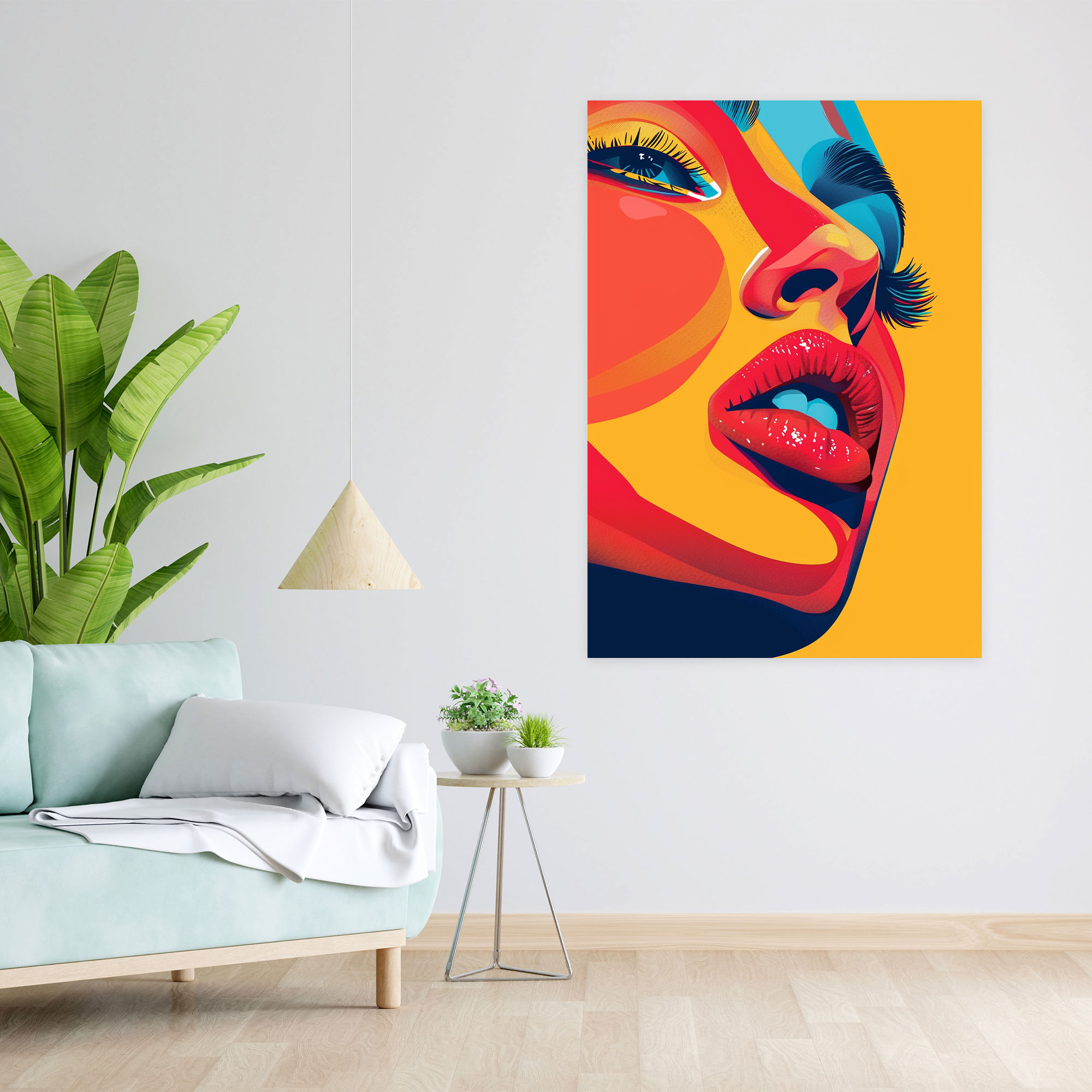Bold Popart Style Canvas Print - Popart, Wall Decoration, Modern, Typography