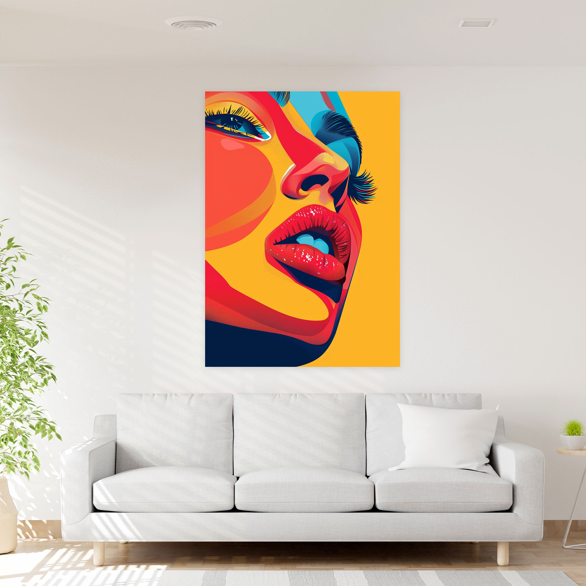 Bold Popart Style Canvas Print - Popart, Wall Decoration, Modern, Typography