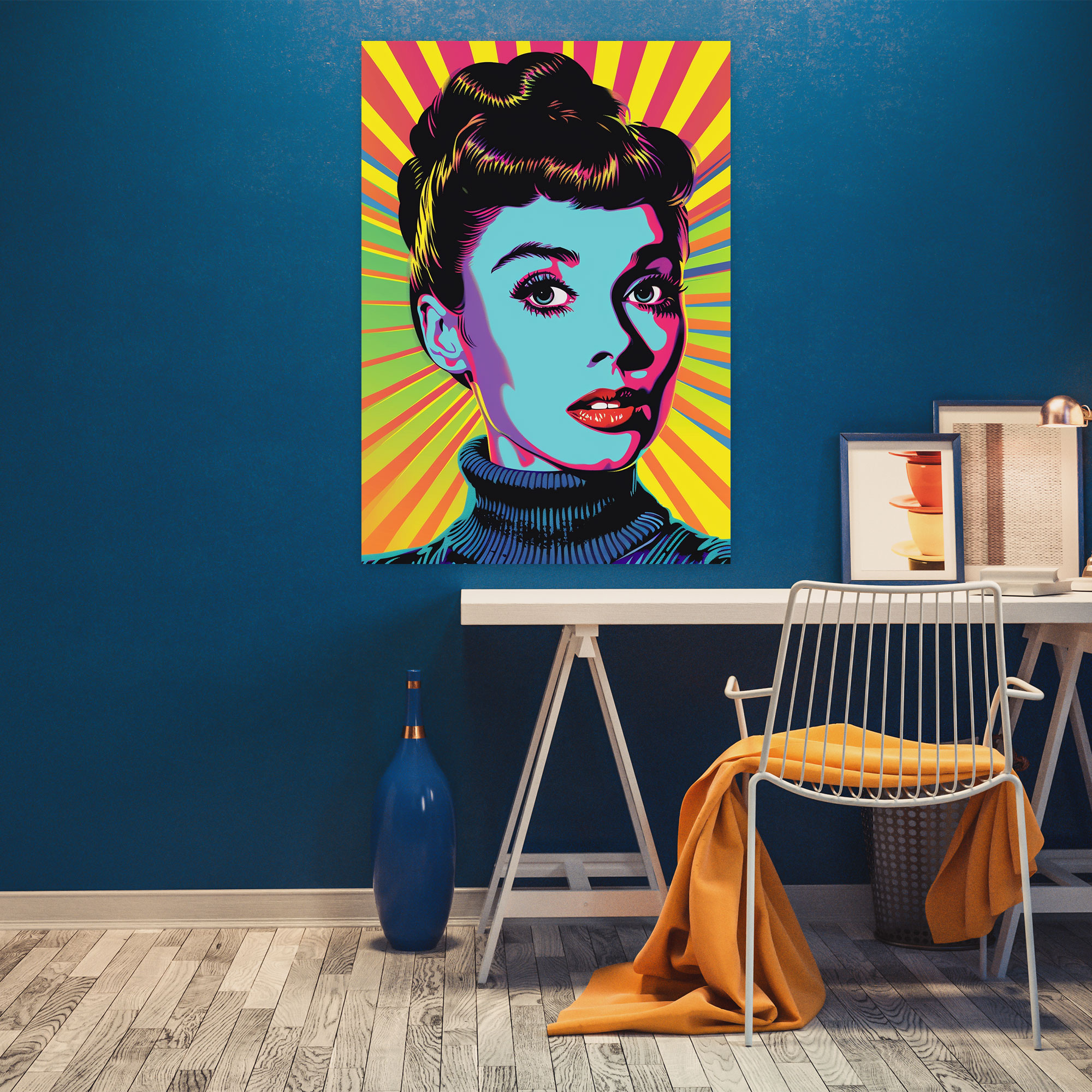 Popart Style Celebrity Canvas Print - Popart, Home Decoration, Portraits, Wall Decoration