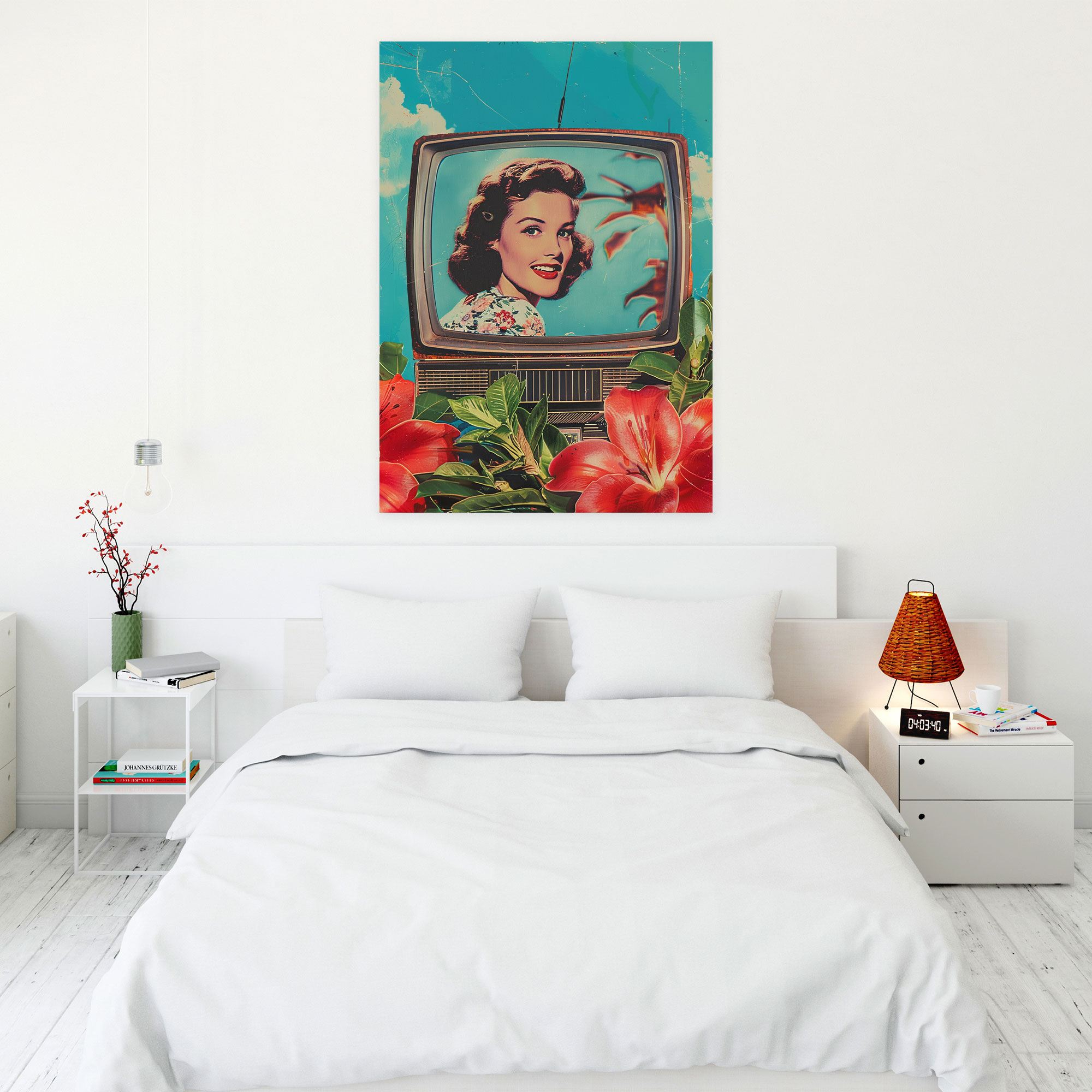 Retro Ads Popart Style Wall Decoration - Popart, Canvas, Nostalgic, Charming