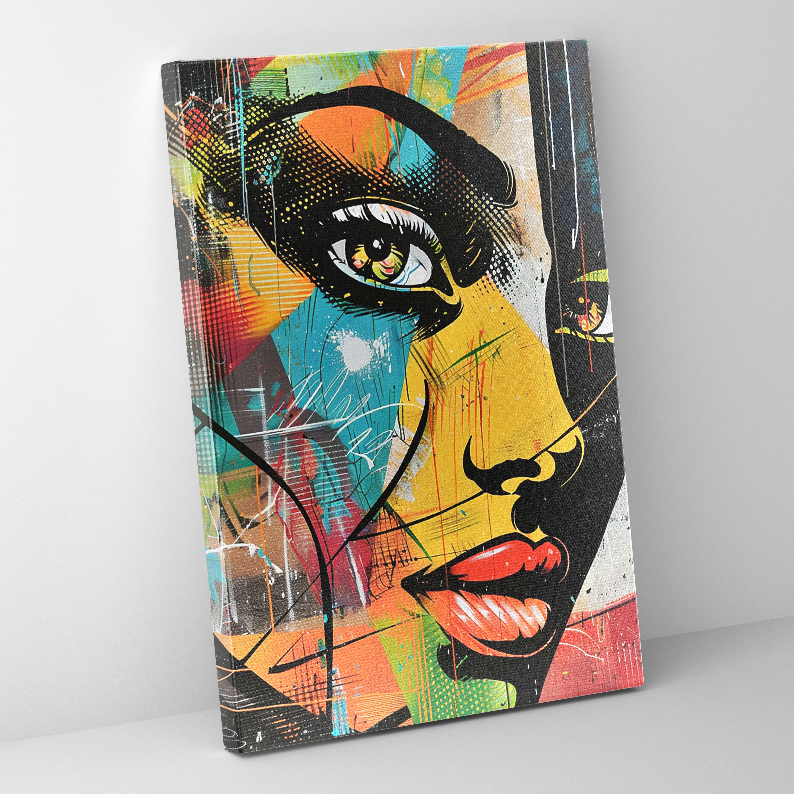Urban Popart Style Canvas Print - Popart, Urban, Wall Art, Popart Style