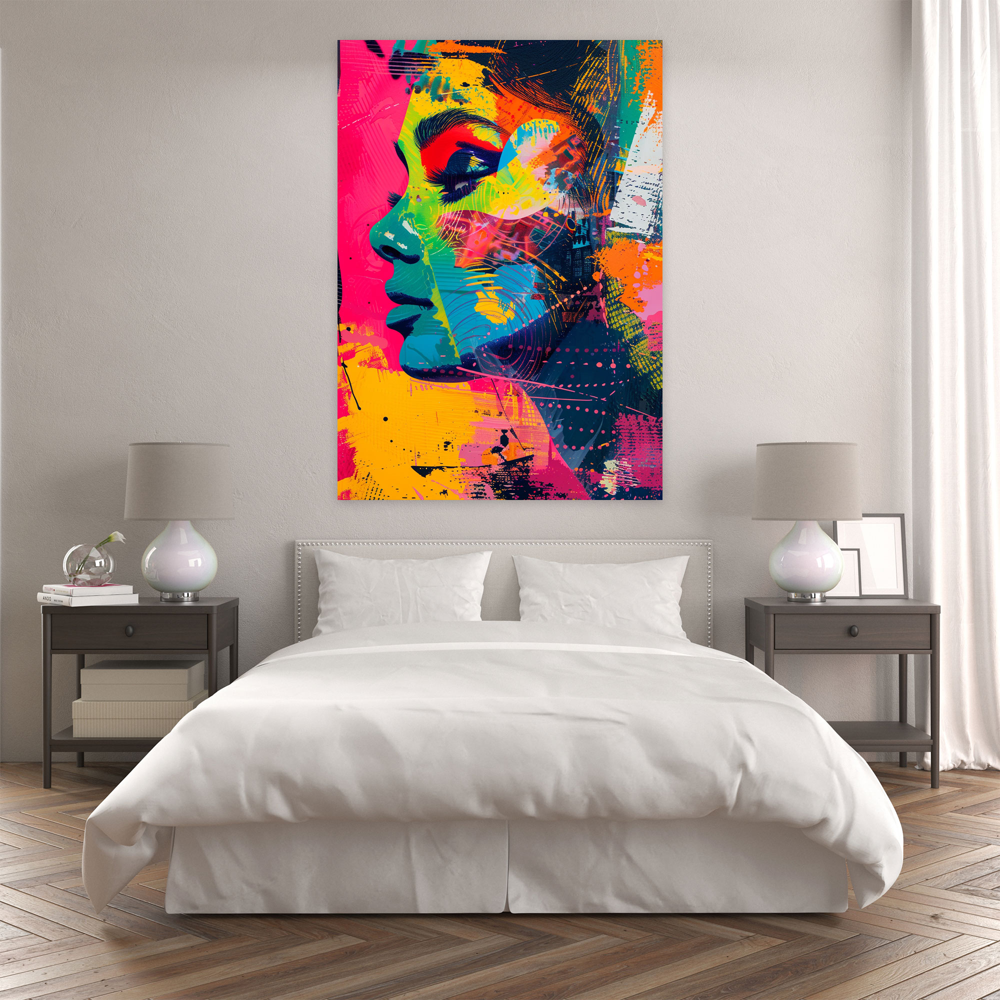 Popart Style Canvas Print - Popart, Abstract, Wall Art, Home Decoration