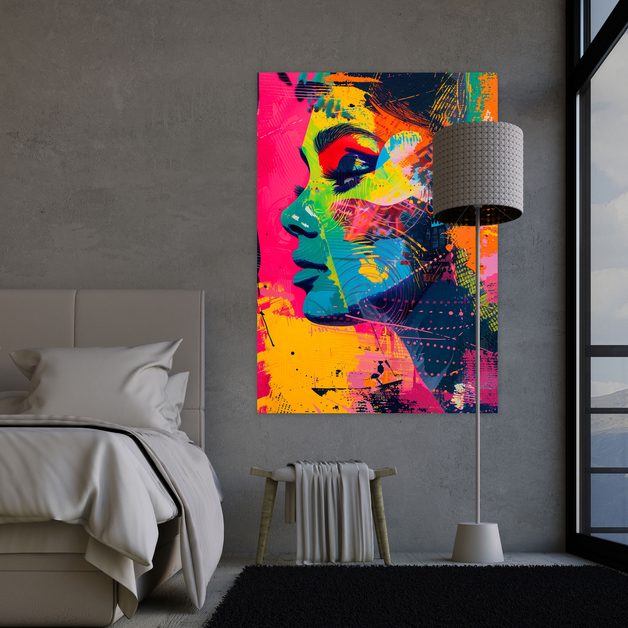Popart Style Canvas Print - Popart, Abstract, Wall Art, Home Decoration