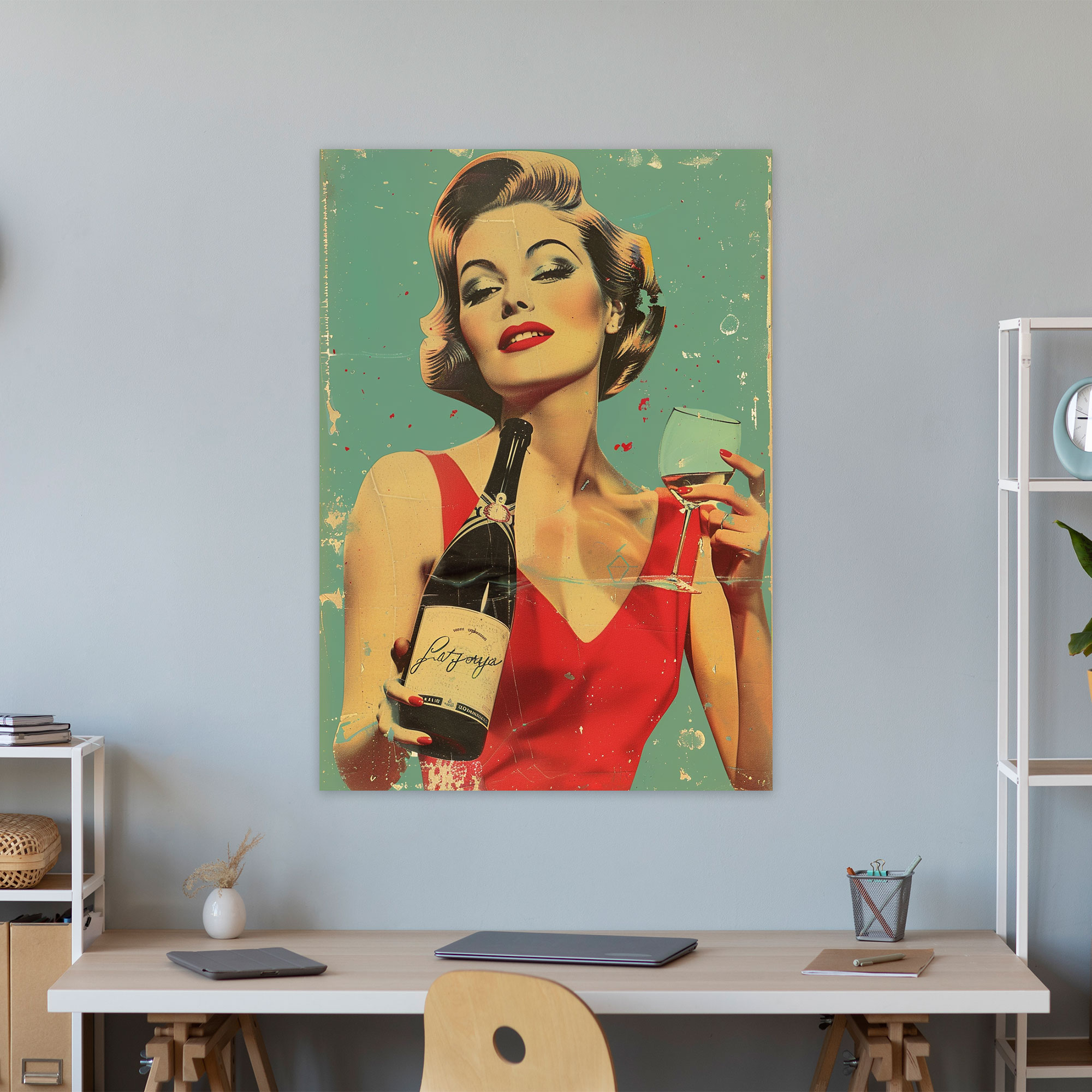 Popart Style Canvas Print - Popart, Typography, Wall Art, Popart Style