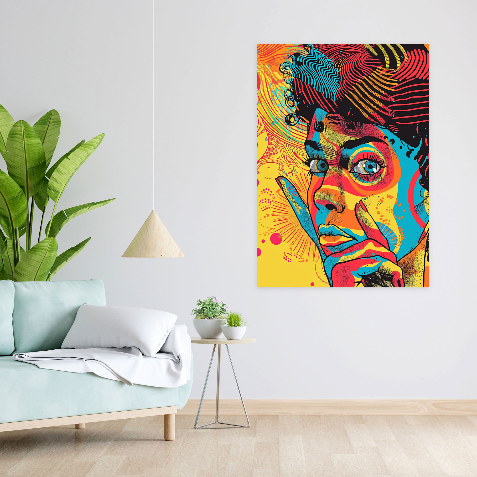 Popart Style Canvas Print - Popart, Popart Style, Wall Art, Wall Decoration