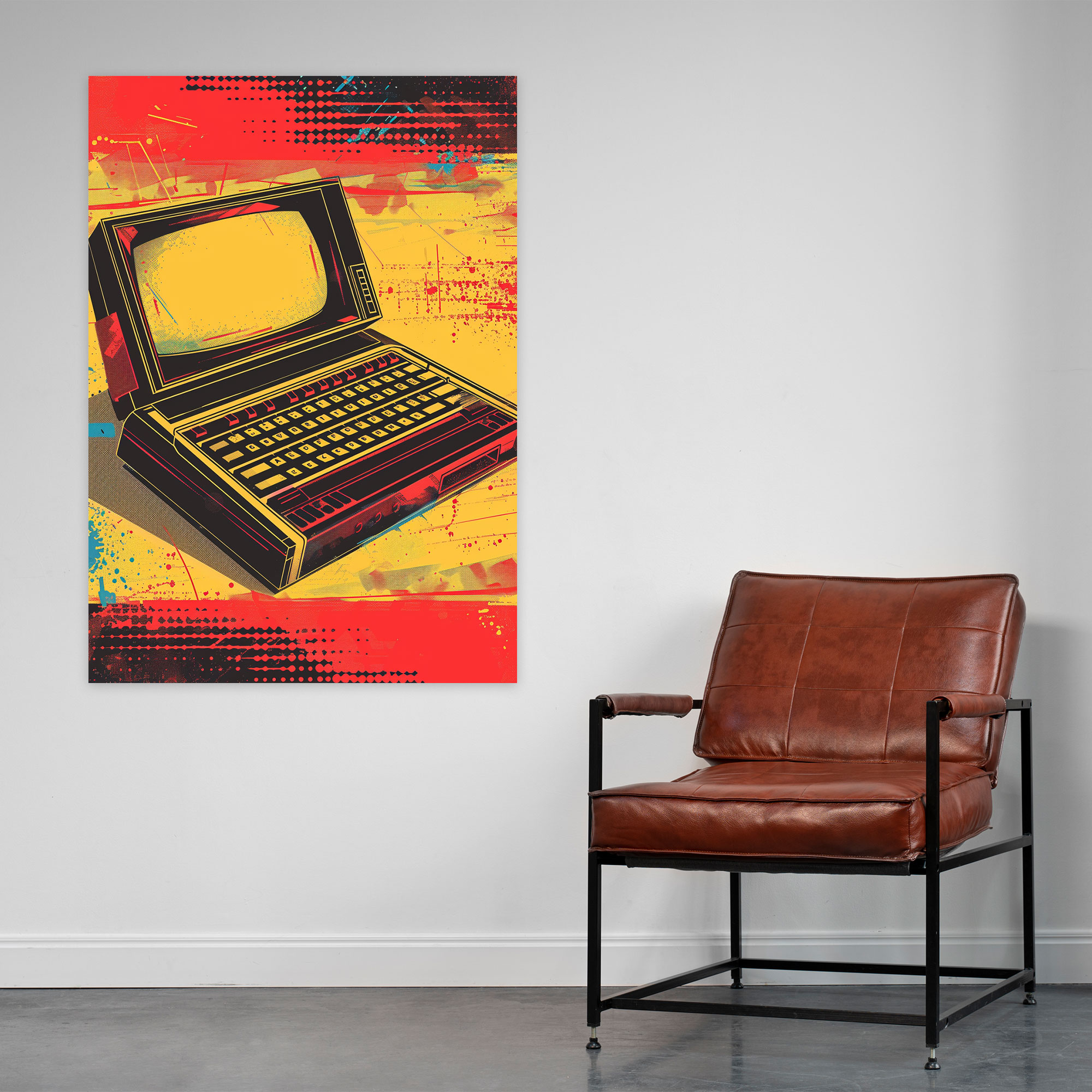 Popart Style Canvas Print - Popart, Popart Style, Bold Shapes, Wall Decoration