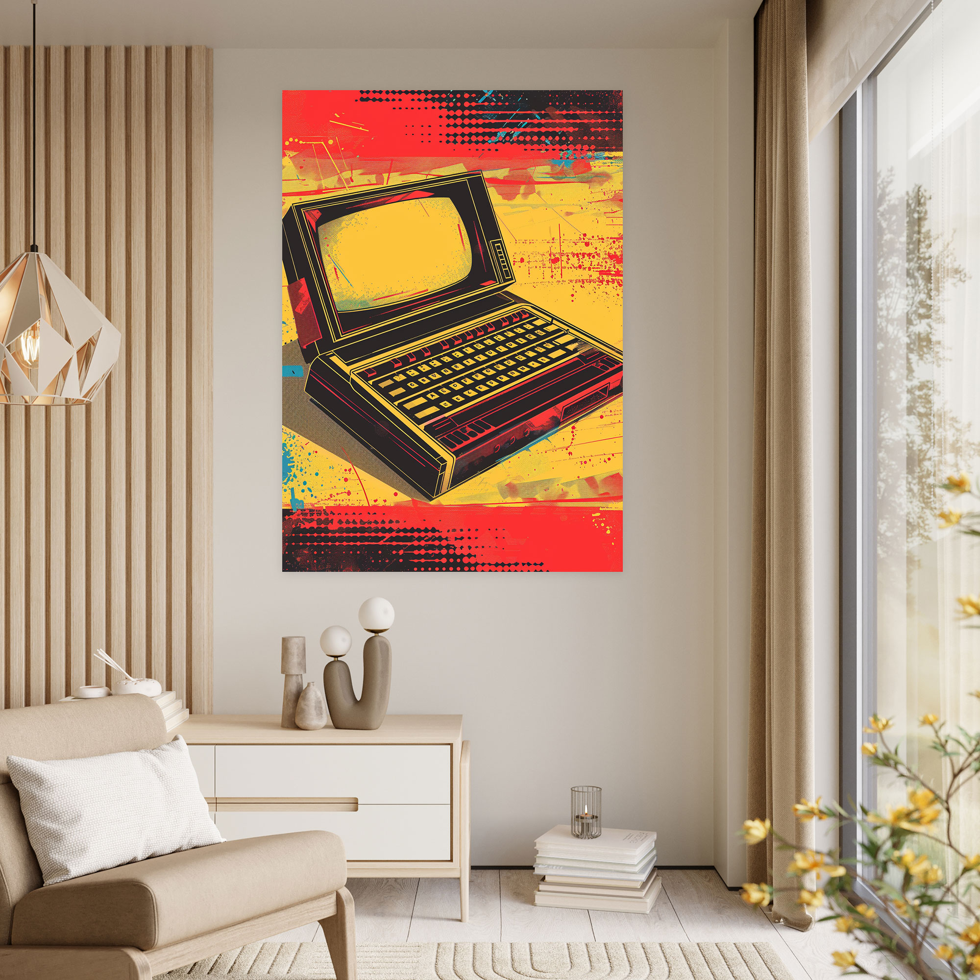 Popart Style Canvas Print - Popart, Popart Style, Bold Shapes, Wall Decoration