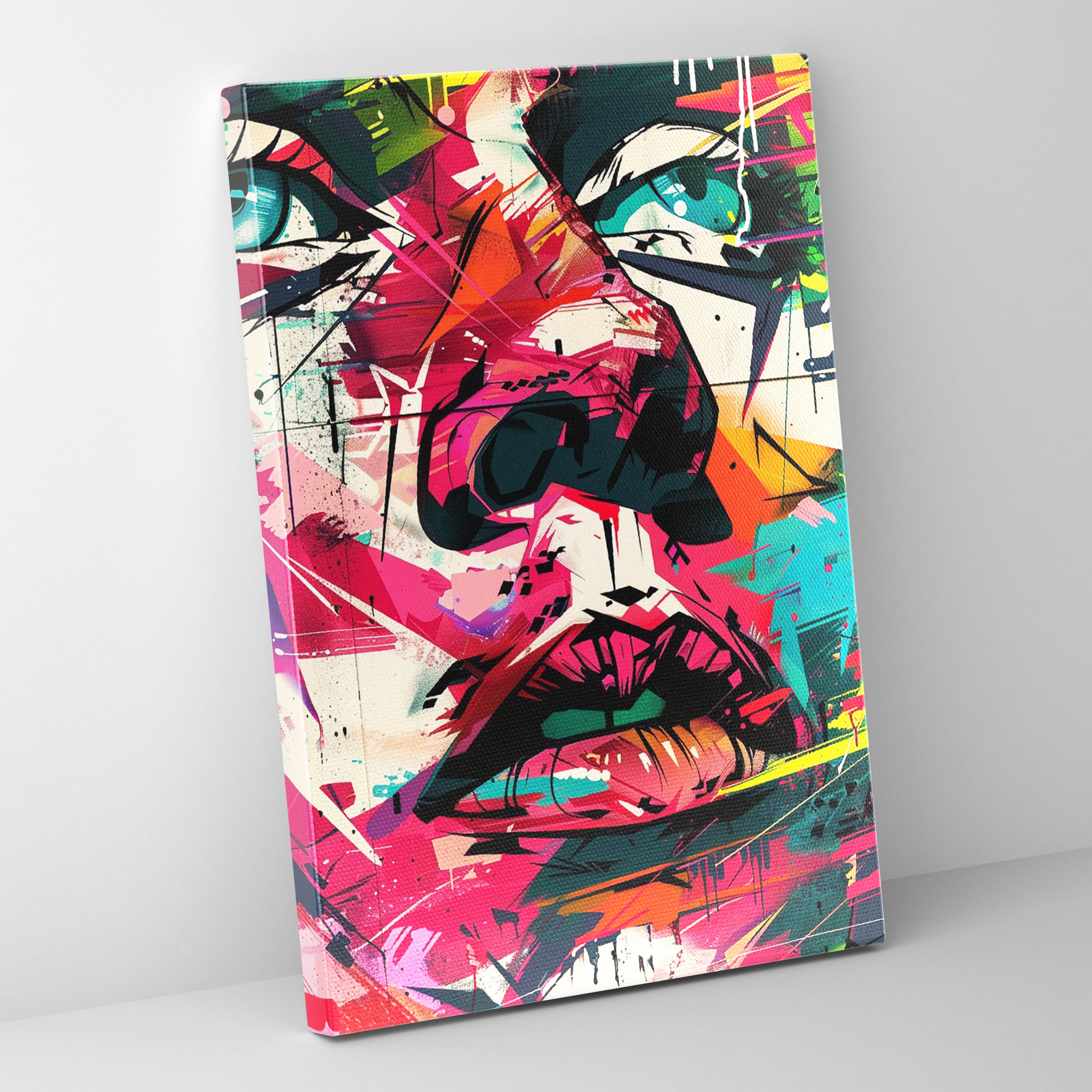 Popart Style Canvas Wall Art - Popart, Wall Decoration, Home Decoration, Canvas Wall Art