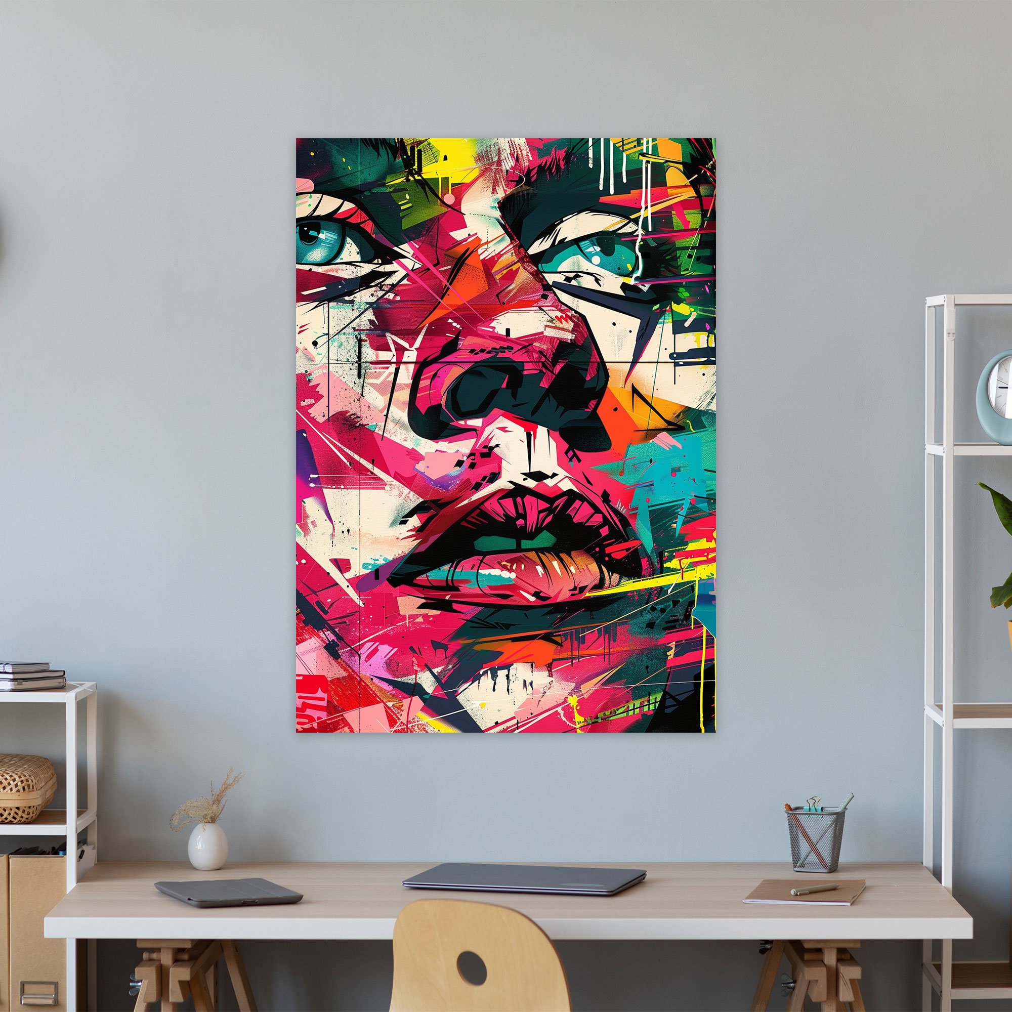 Popart Style Canvas Wall Art - Popart, Wall Decoration, Home Decoration, Canvas Wall Art
